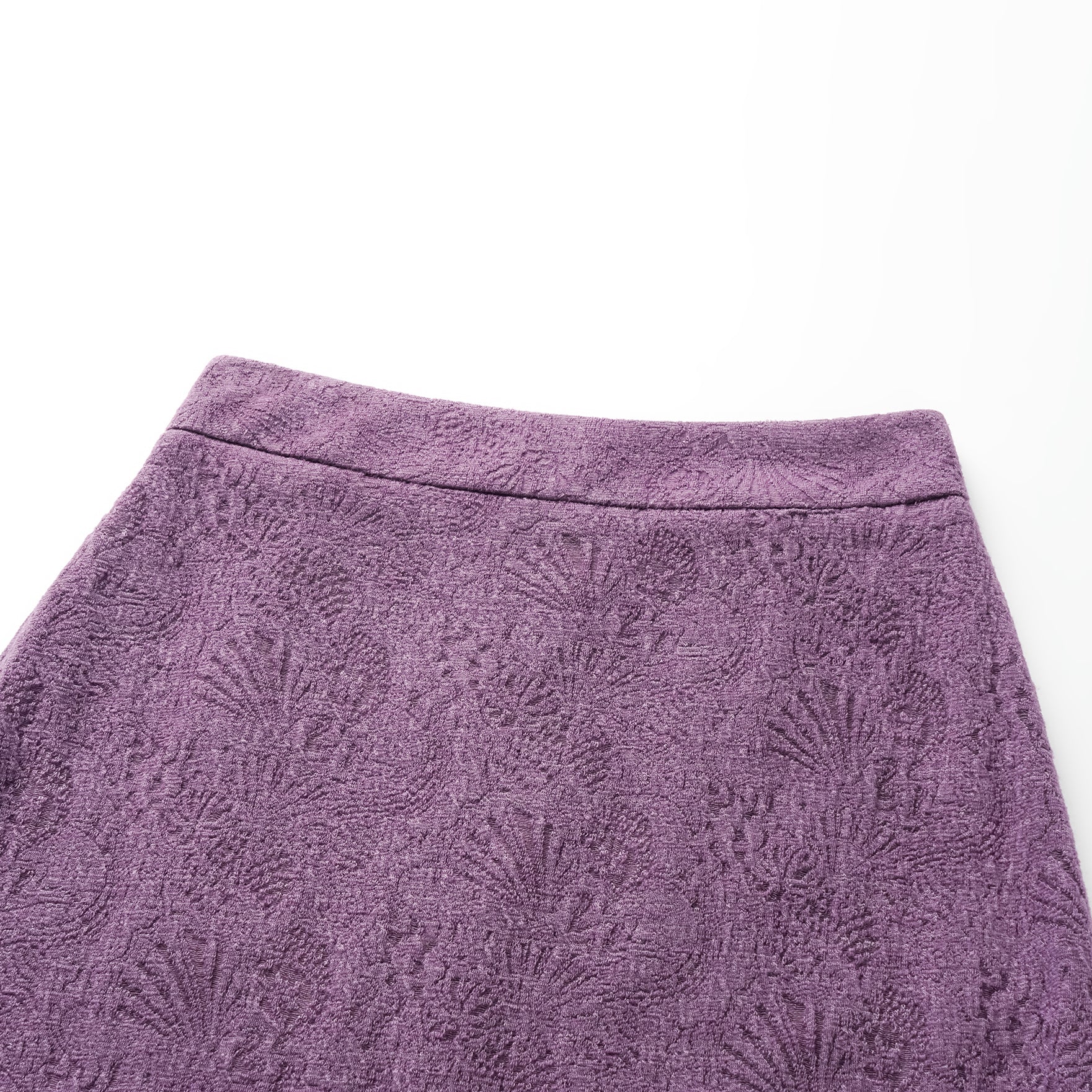 "慵倚春意" 羊毛提花工藝中式針織套裝—暮煙芷蘭