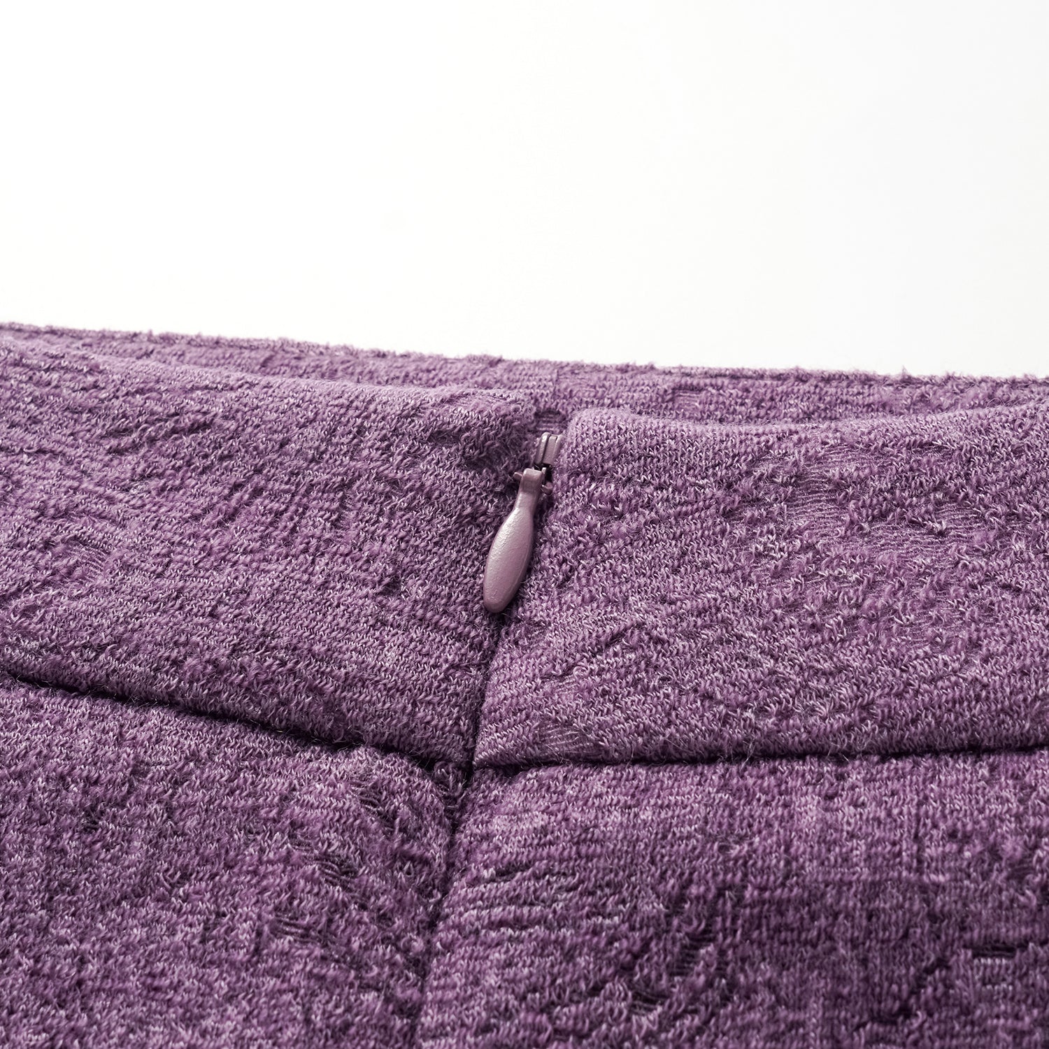 "慵倚春意" 羊毛提花工藝中式針織套裝—暮煙芷蘭