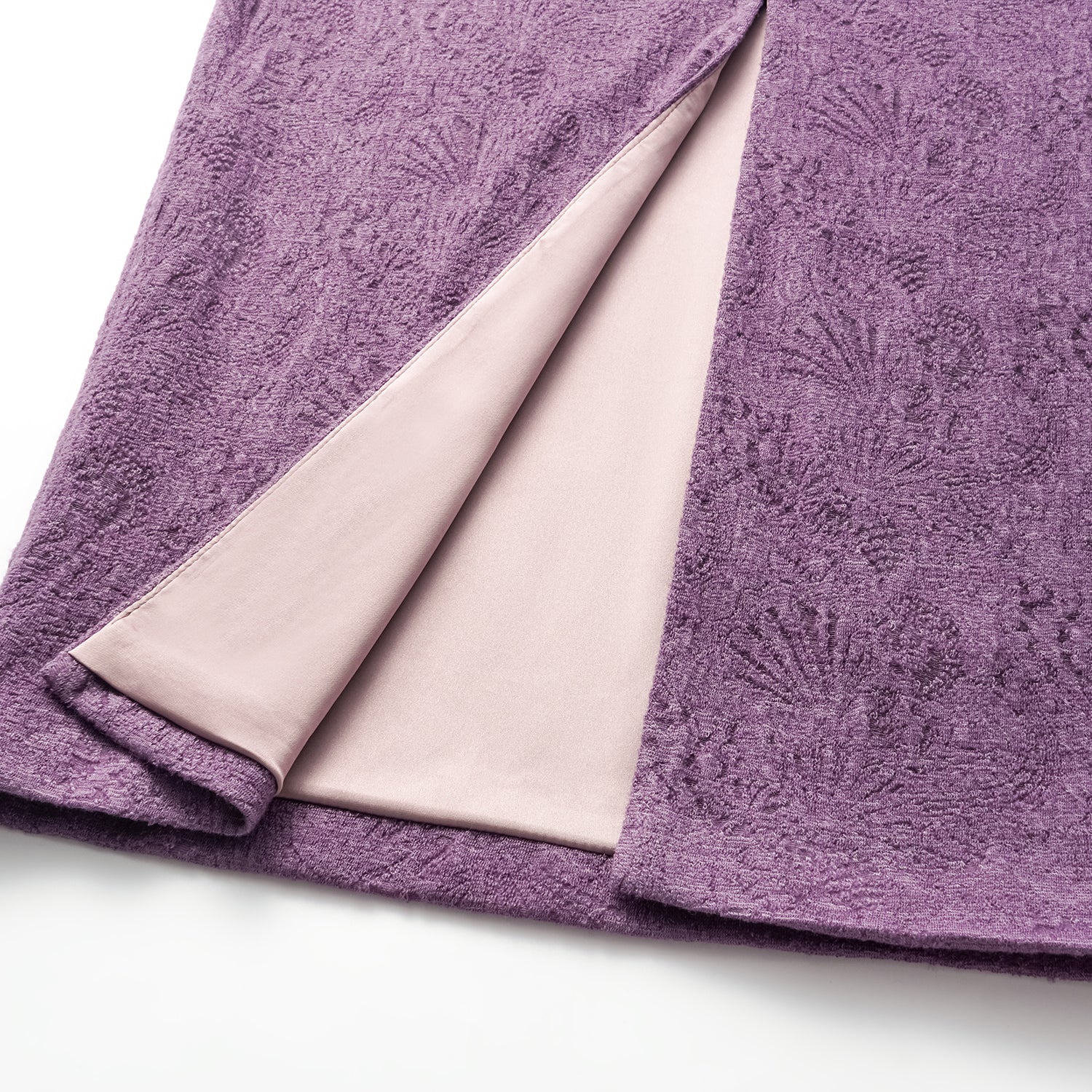 "慵倚春意" 羊毛提花工藝中式針織套裝—暮煙芷蘭