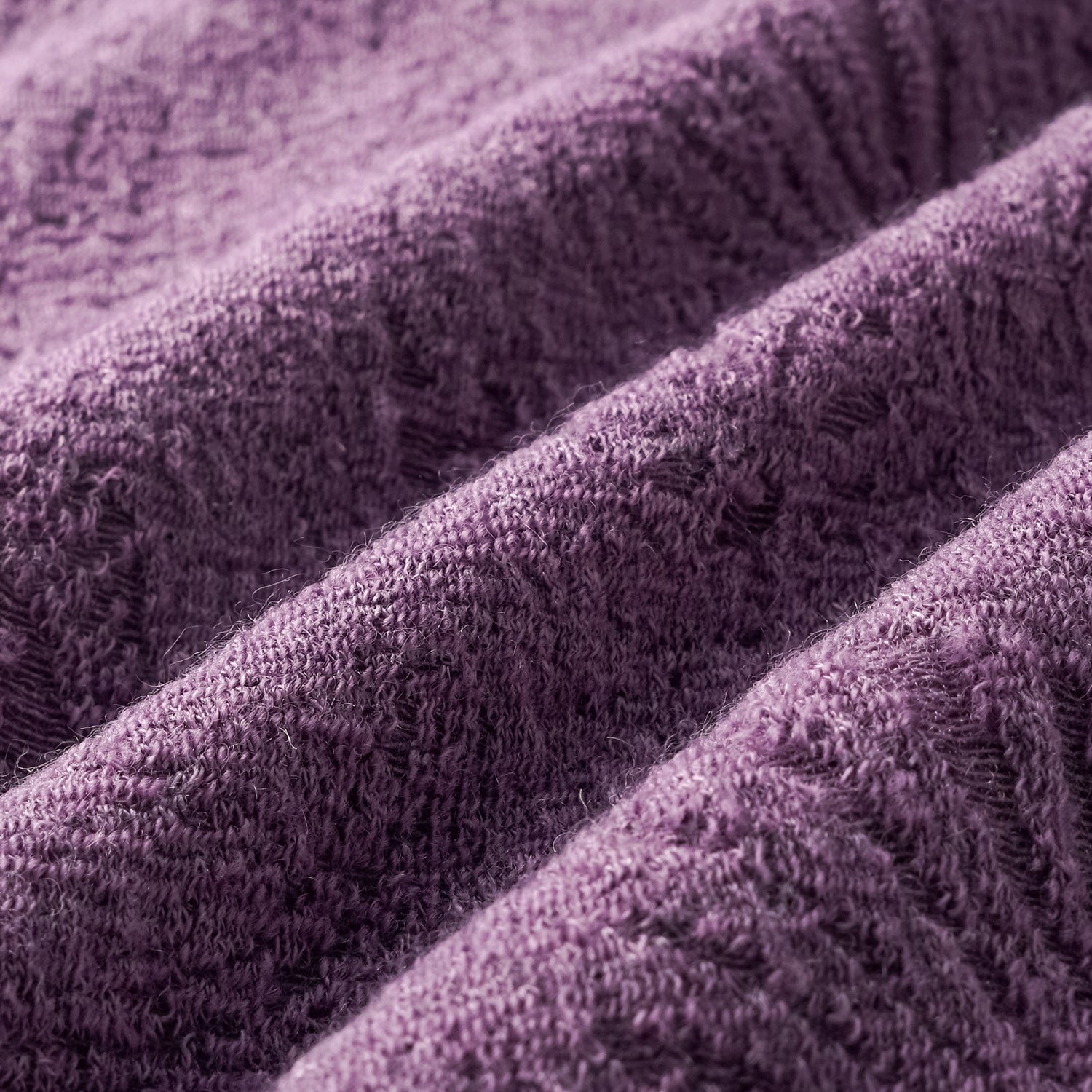 "慵倚春意" 羊毛提花工藝中式針織套裝—暮煙芷蘭