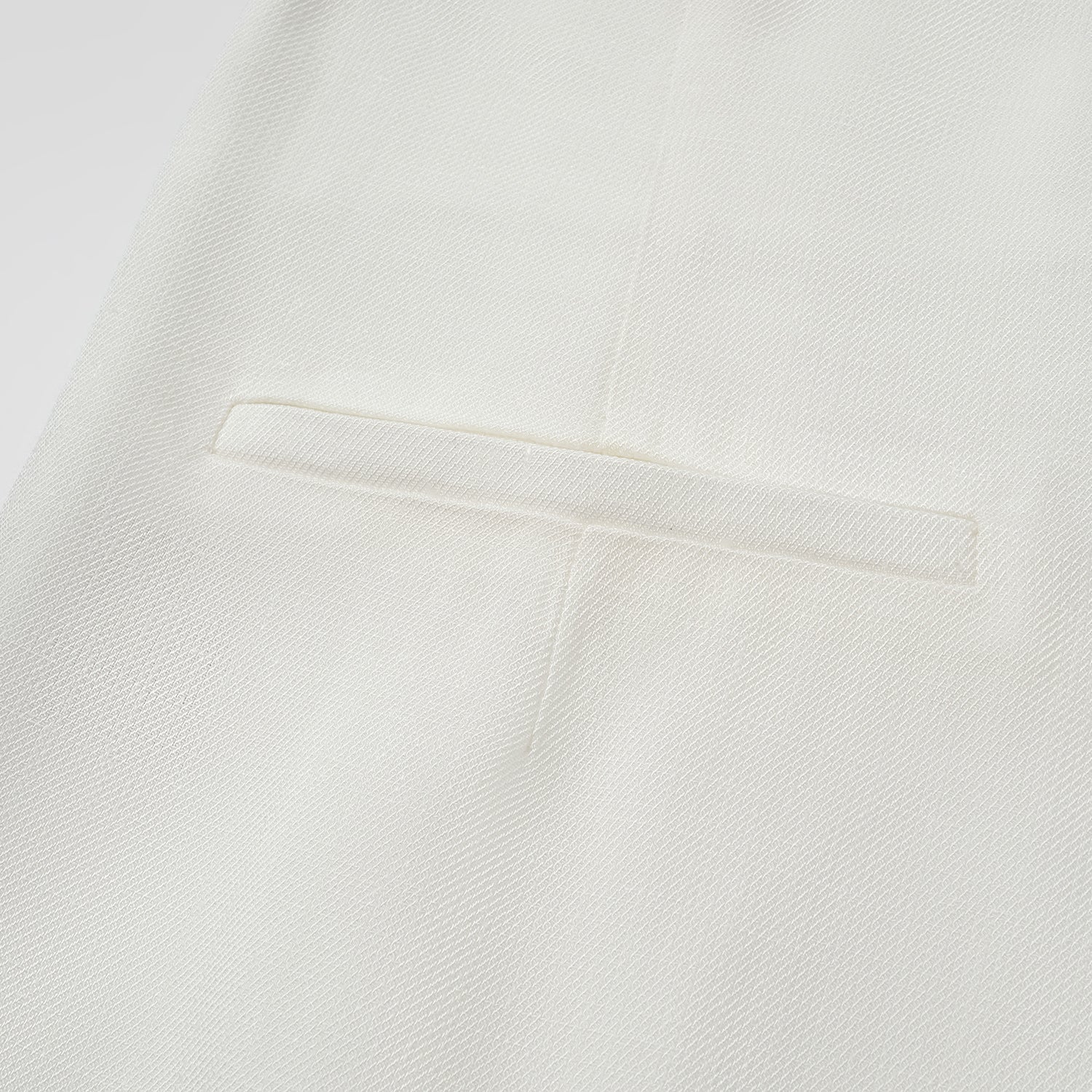 "Weekend at Monaco." 特殊絲竹肌理工藝醋酸立體剪裁闊腿8分褲—Clean