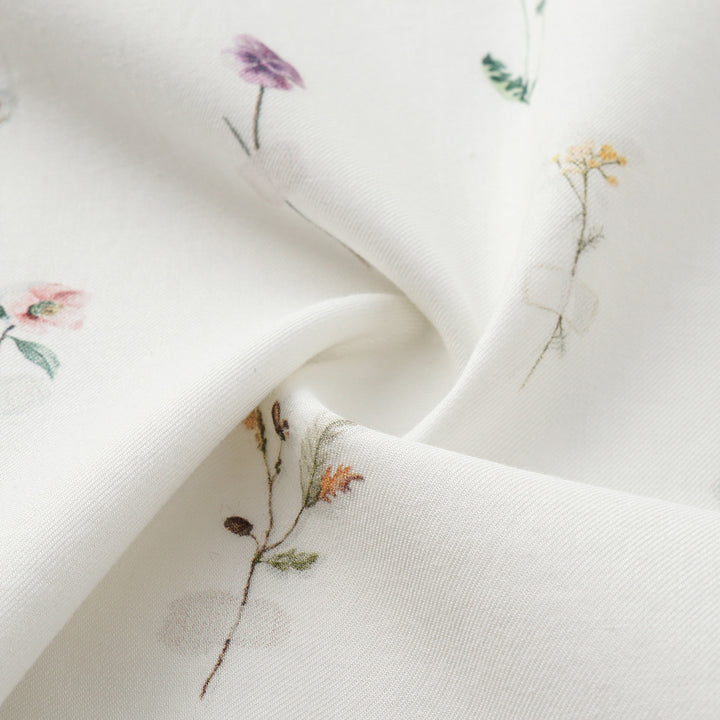 “知性時刻”義大利立體細褶前襟襯衫—Floral Path暖風花徑