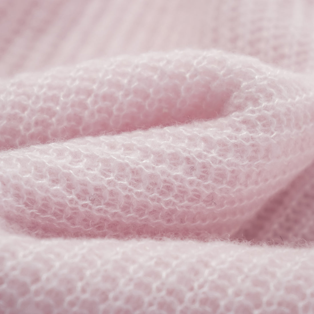 "Autumn Diary" Silk Cashmere Turtleneck Tunic—Rose Water 