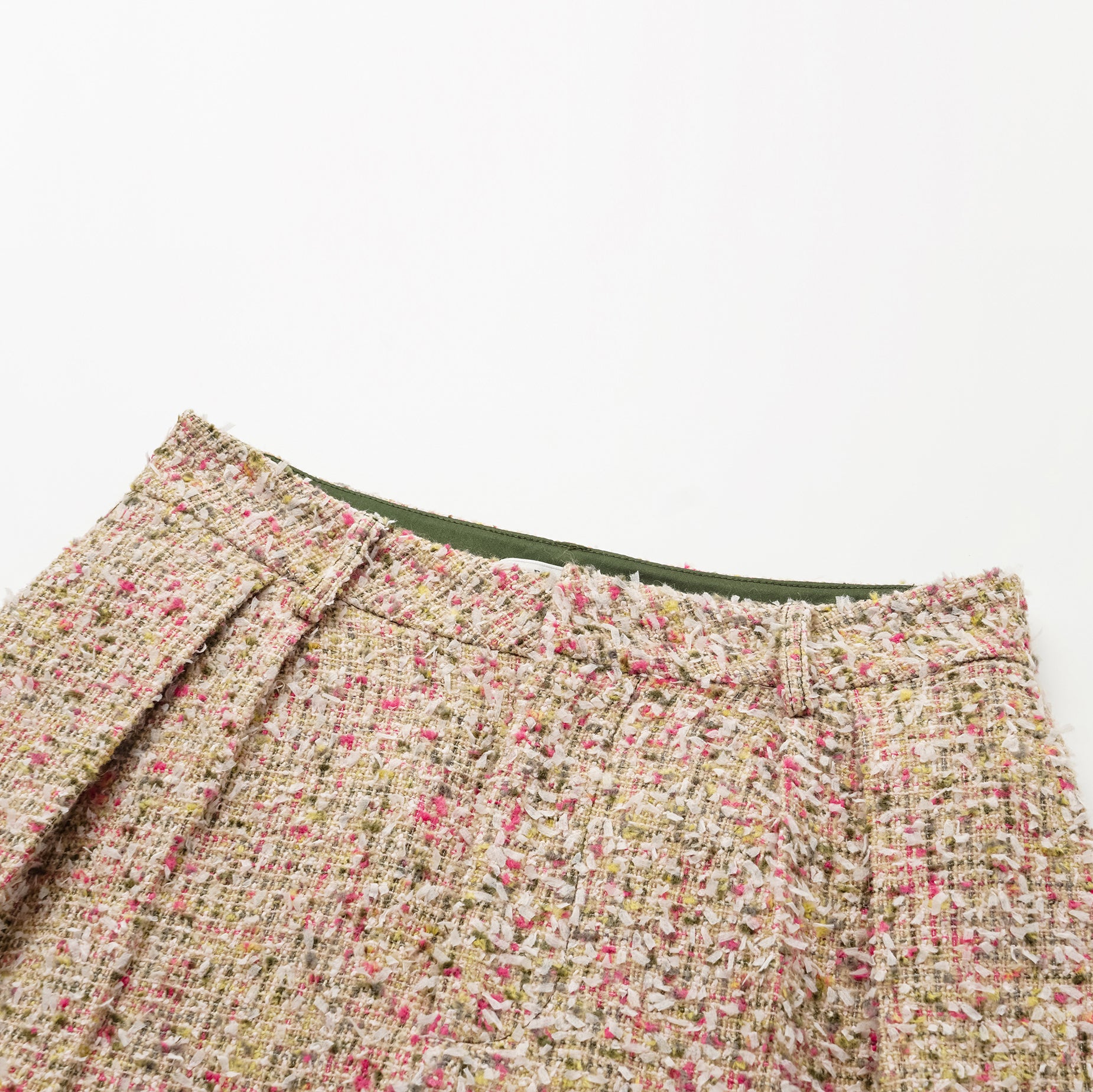 “Chelsea Citywalk.”  花呢A字短裙—莫內花園