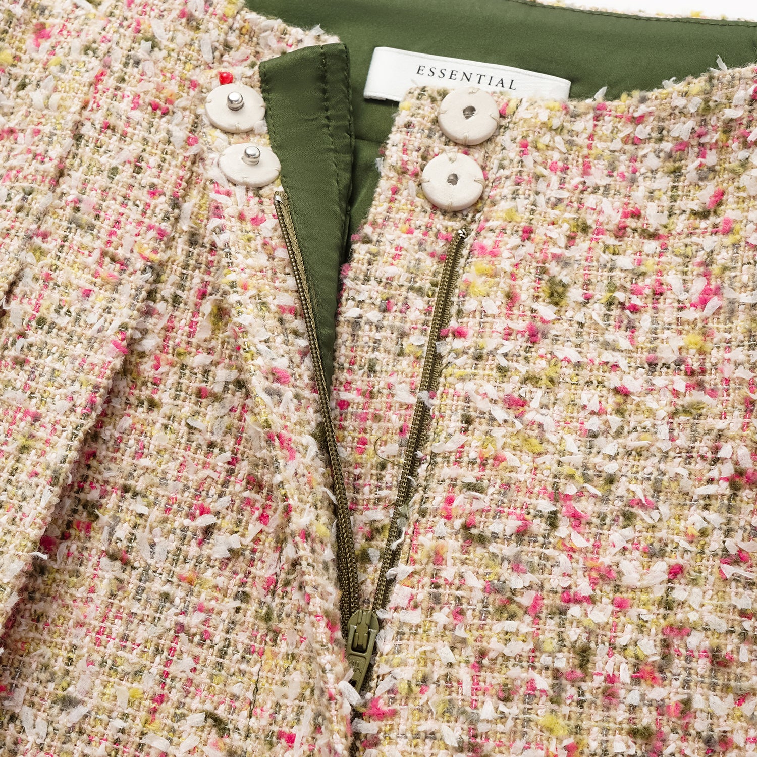 “Chelsea Citywalk.”  花呢特殊剪裁闊腿褲—莫內花園