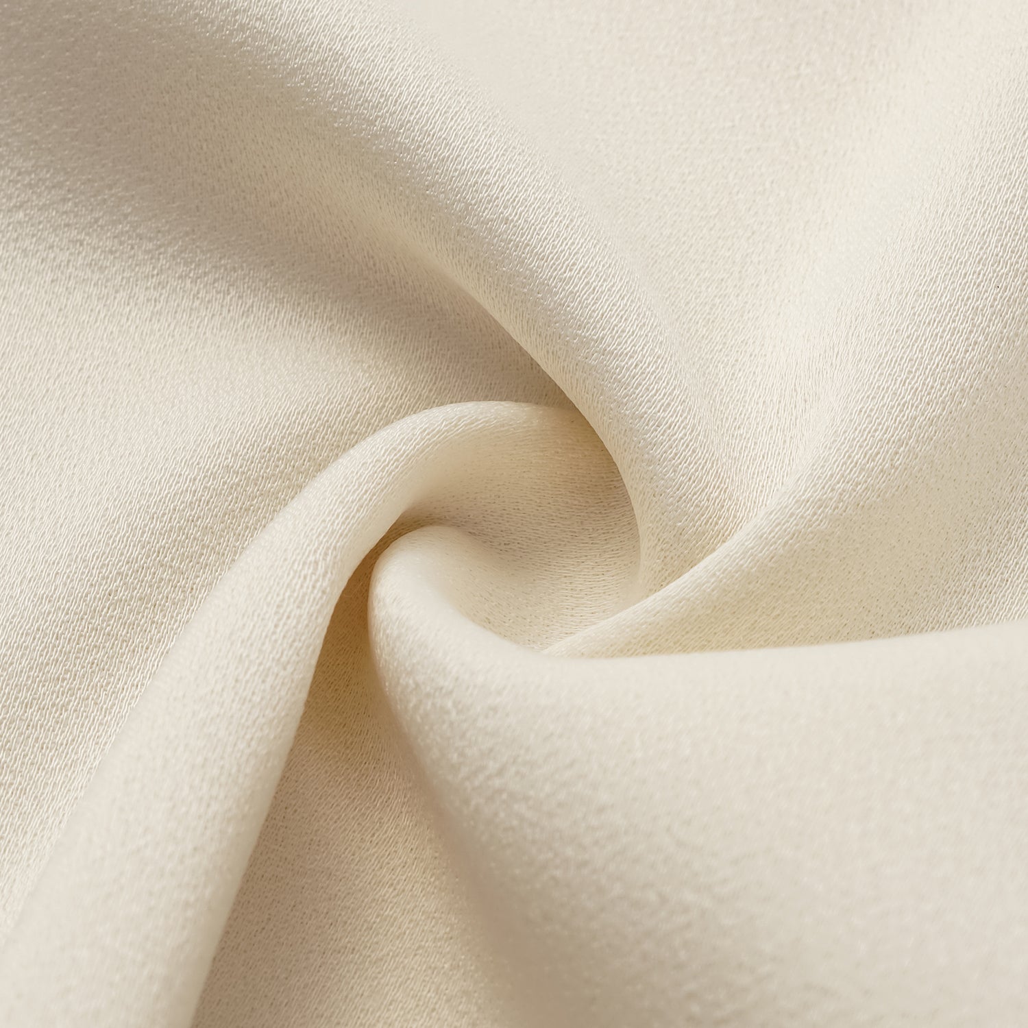 “Autumn Diary ” 珍珠醋酸緞九分喇叭褲— 米白