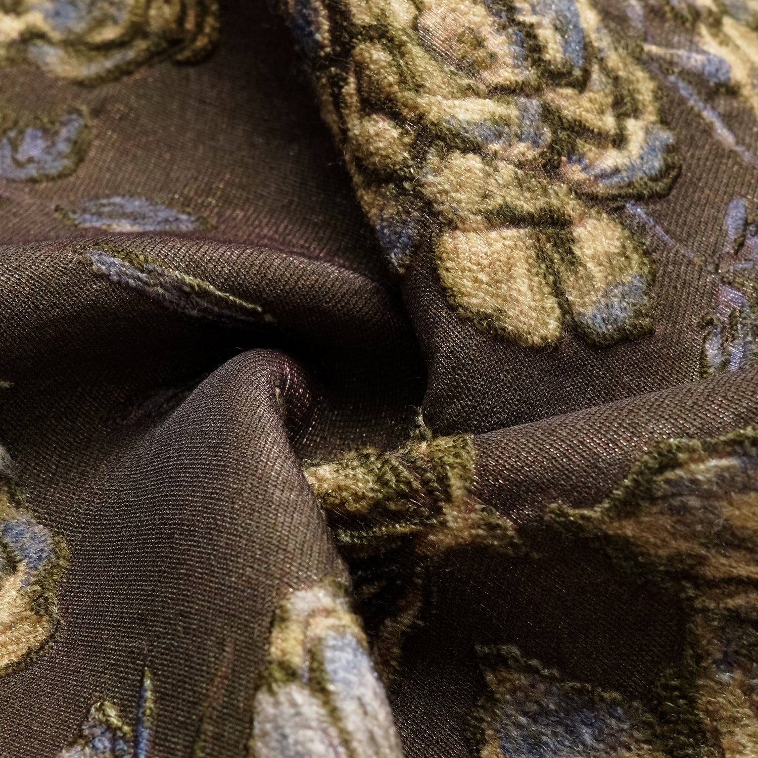 "Imperial Garden Teatime" Silk Wool Light Chinese Style Suit - Green 