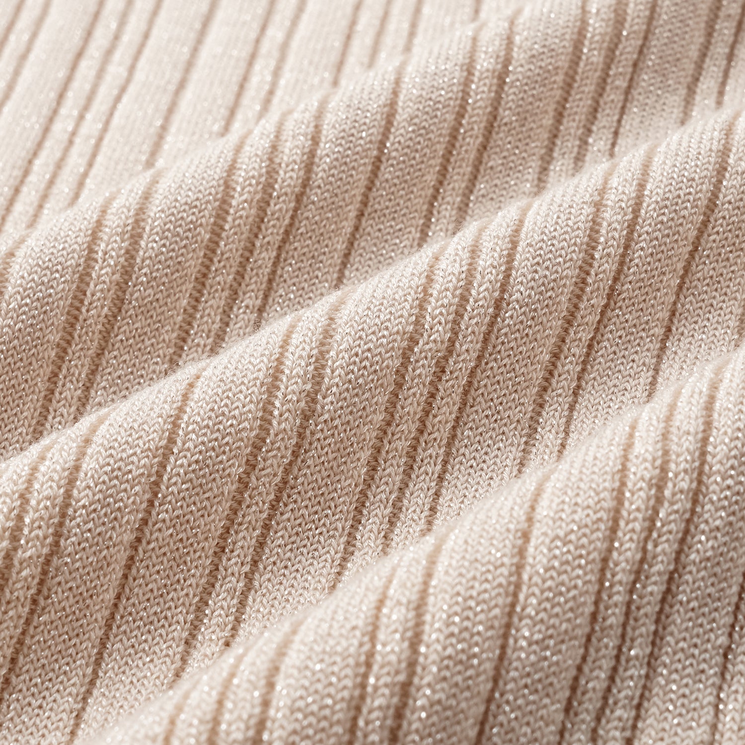 “By Inch."蠶絲針織綁帶上衣—Honey Pearl 蜜珠光