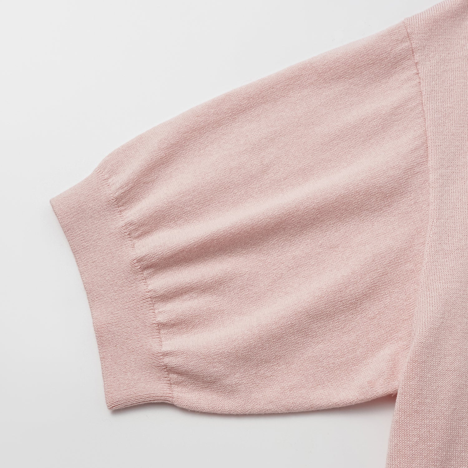 “春意” 立體刺綉工藝蠶絲針織輕國風休閒上衣—Rose