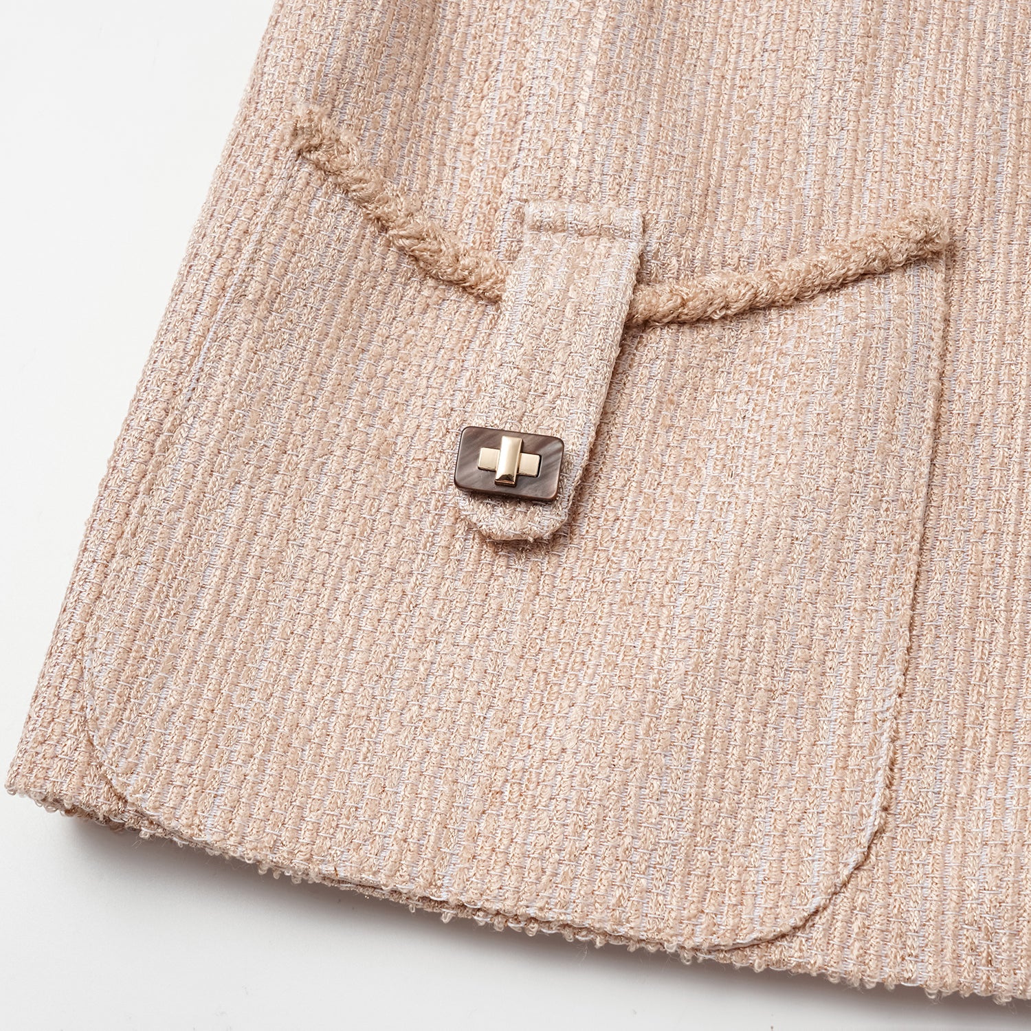 "Weekend at Monaco." 西班牙輕薄花呢馬甲背心— Amber Gold