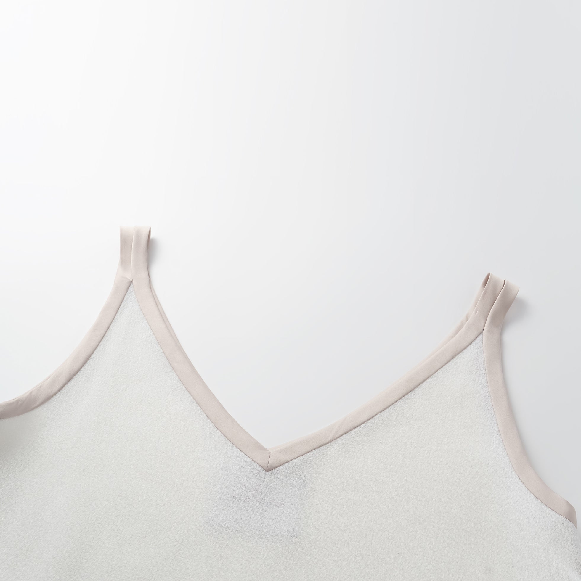 "The Top" 英國頂級雙面縐紗背心—Ivory