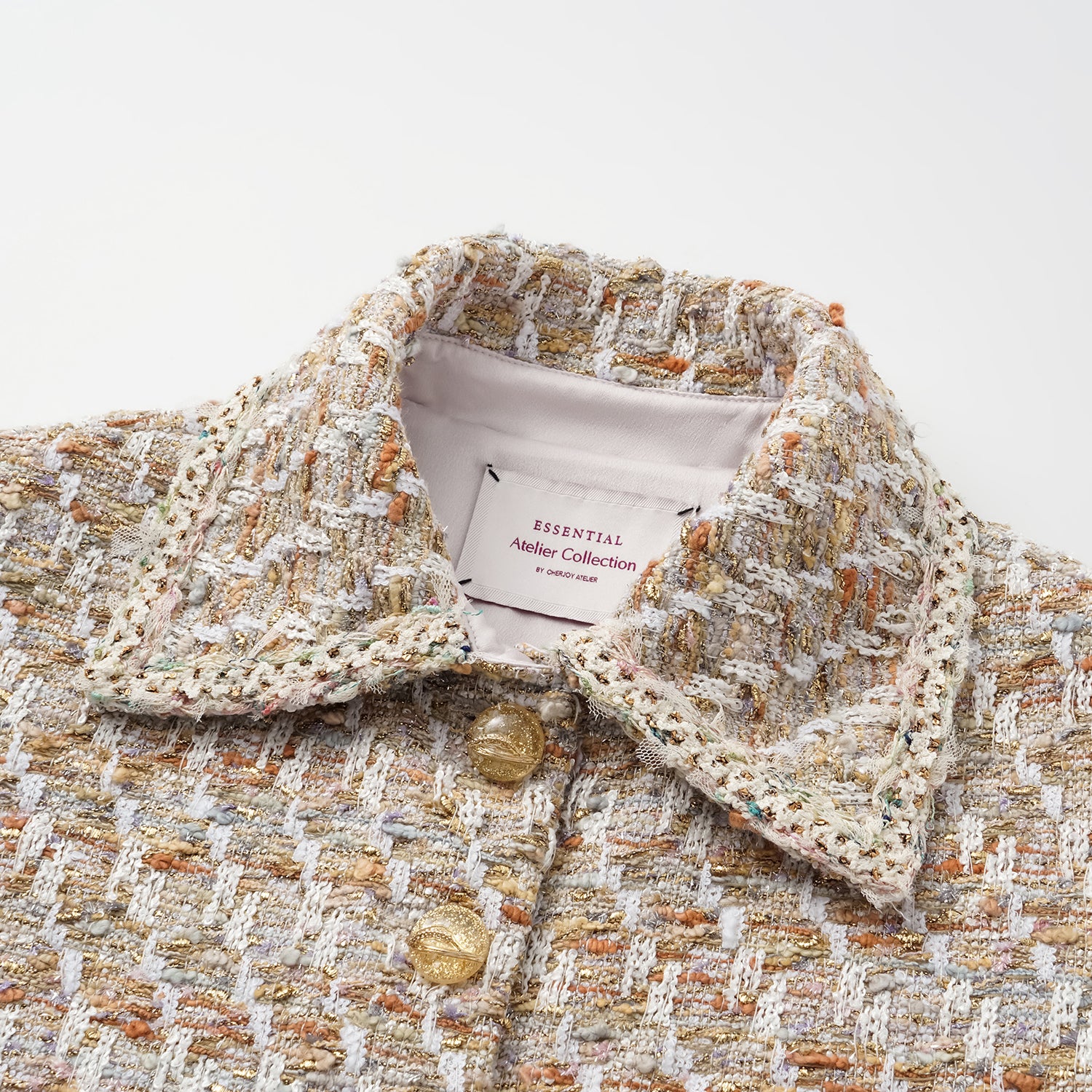 “Weekend at Monaco” 西班牙縷金工藝輕薄花呢收腰狩獵馬甲背心—Whimsy Grove