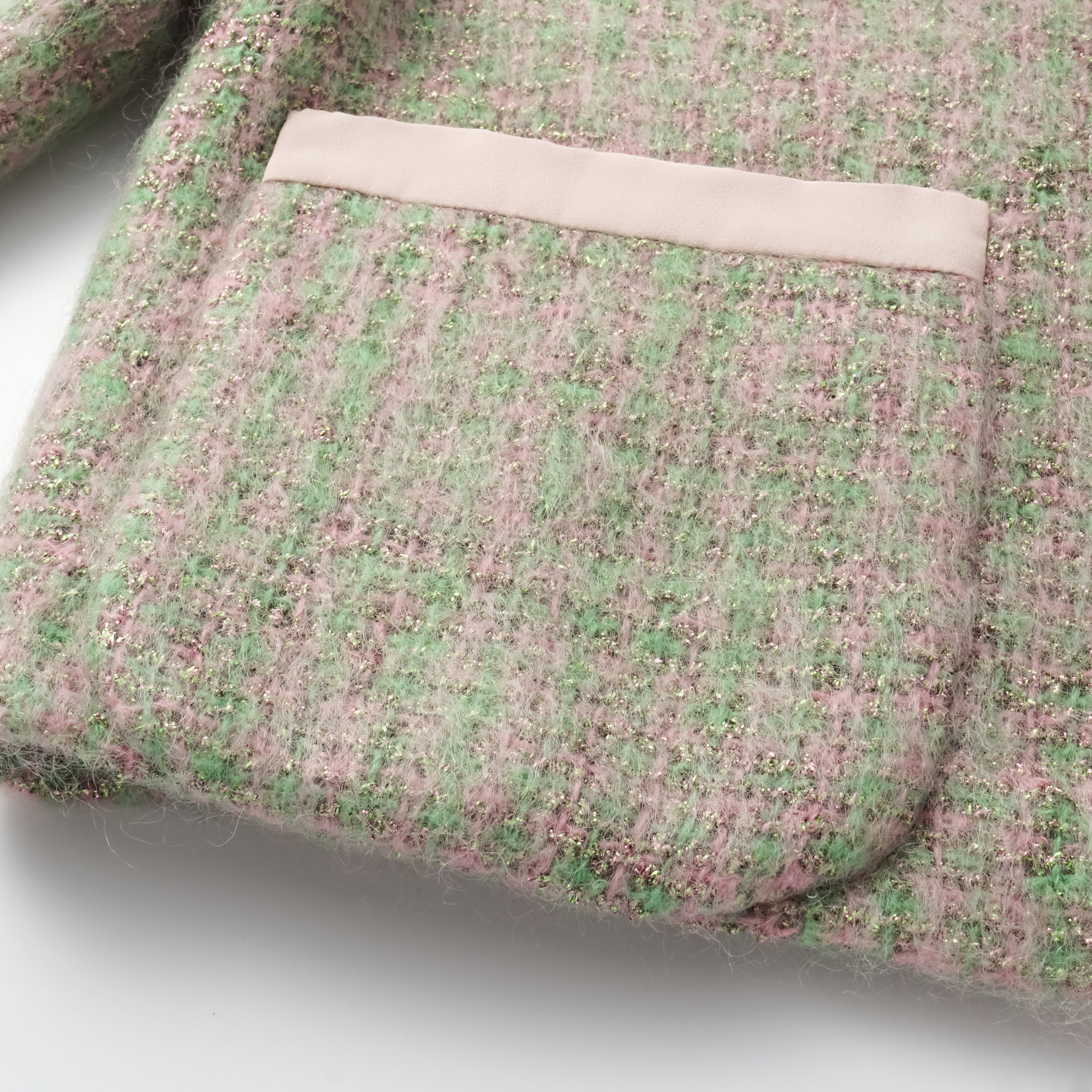 “Breeze boucle" 英國頂級輕薄花呢No.8外套—Easter Garden