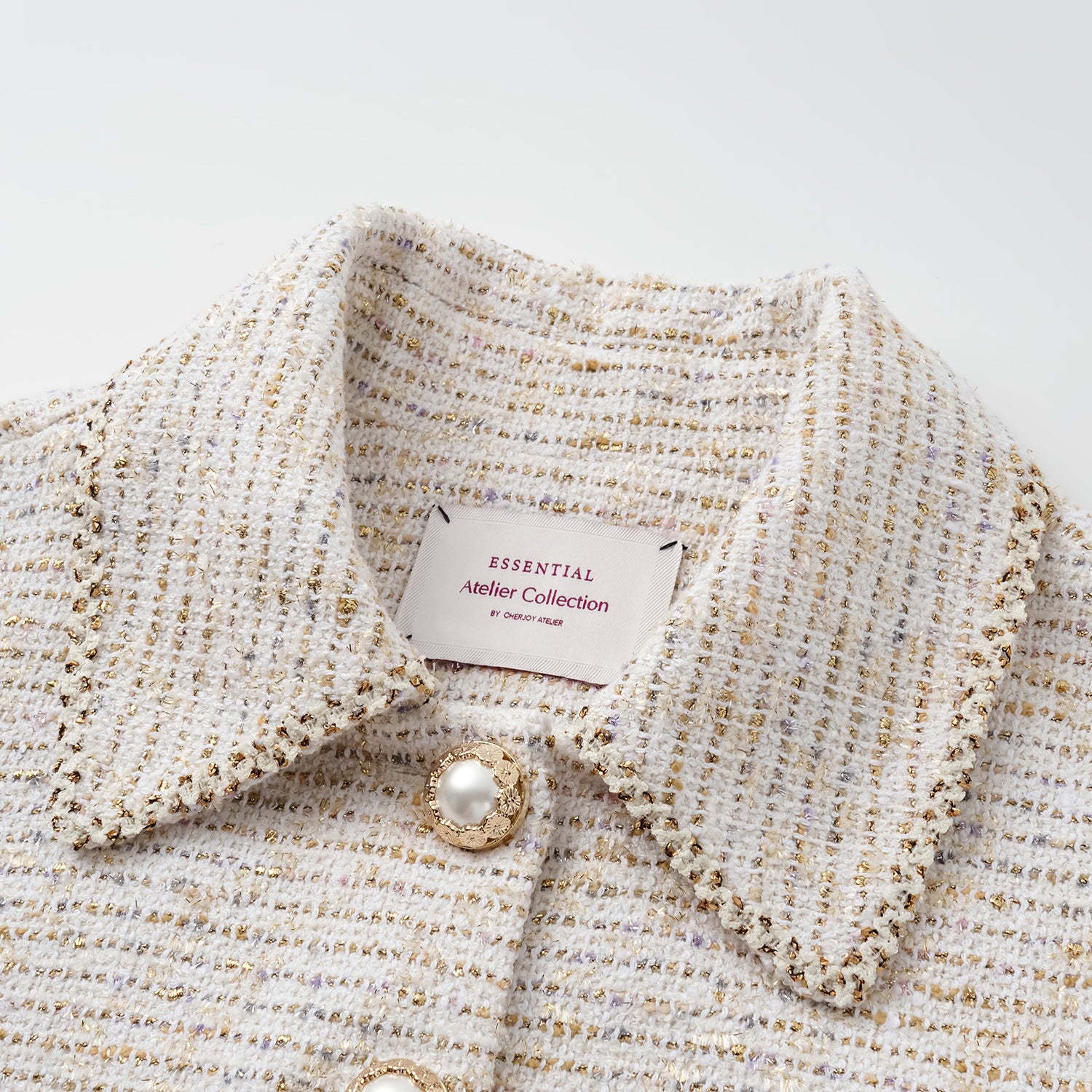 "Chelsea Citywalk." 西班牙縷金工藝輕薄花呢馬甲背心