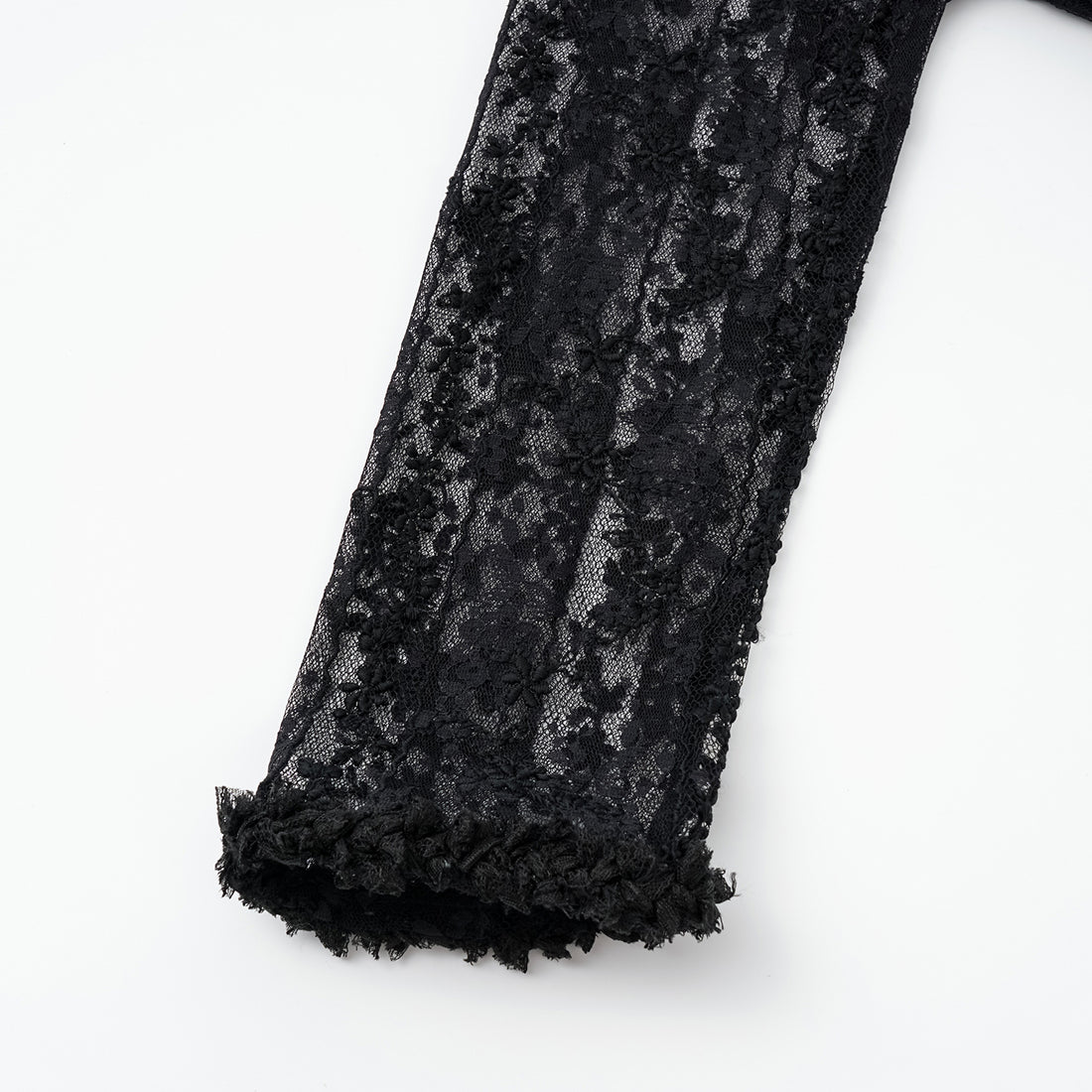 "Quiet Mastery." French top luxury lace cardigan—Gilded Mirror