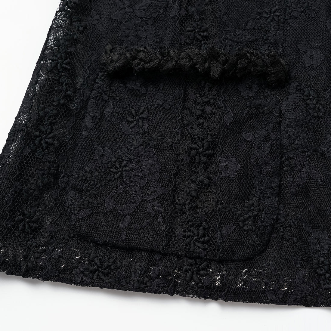"Quiet Mastery." French top luxury lace cardigan—Gilded Mirror