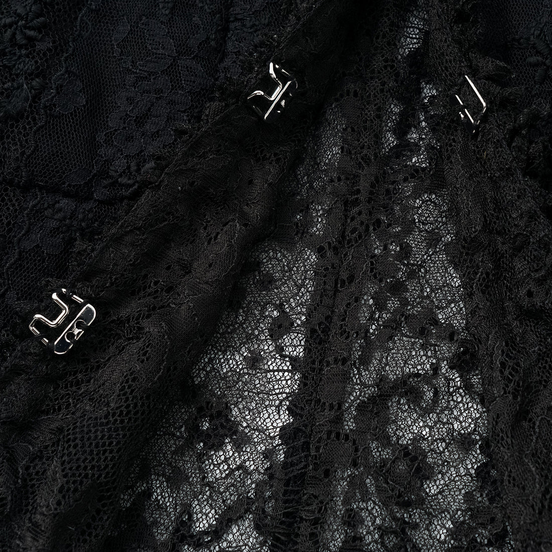 "Quiet Mastery." French top luxury lace cardigan—Gilded Mirror