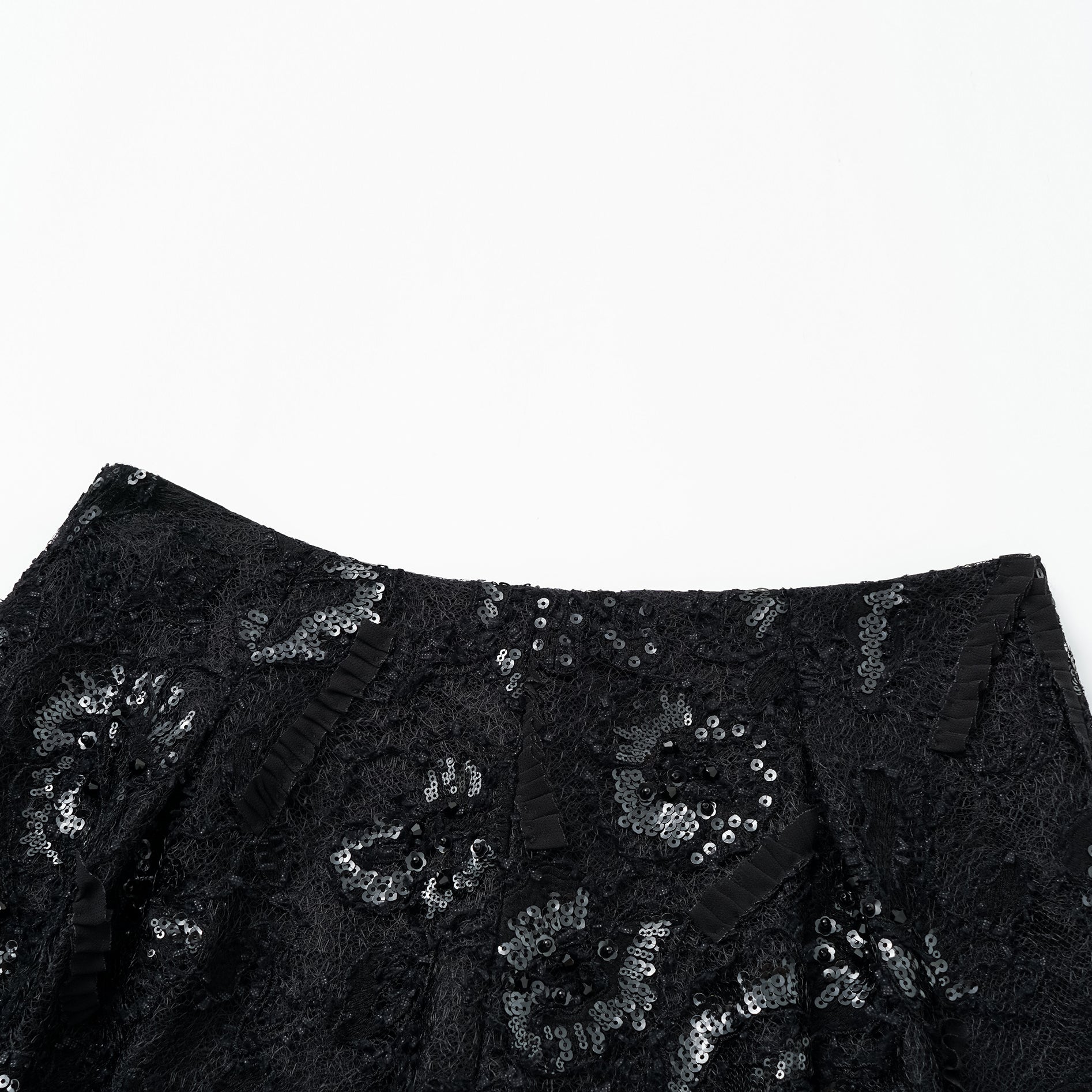 "Weekend at Monaco." 奢華畫藝珠繡蕾絲短褲—Nuit Parfumée 暗香