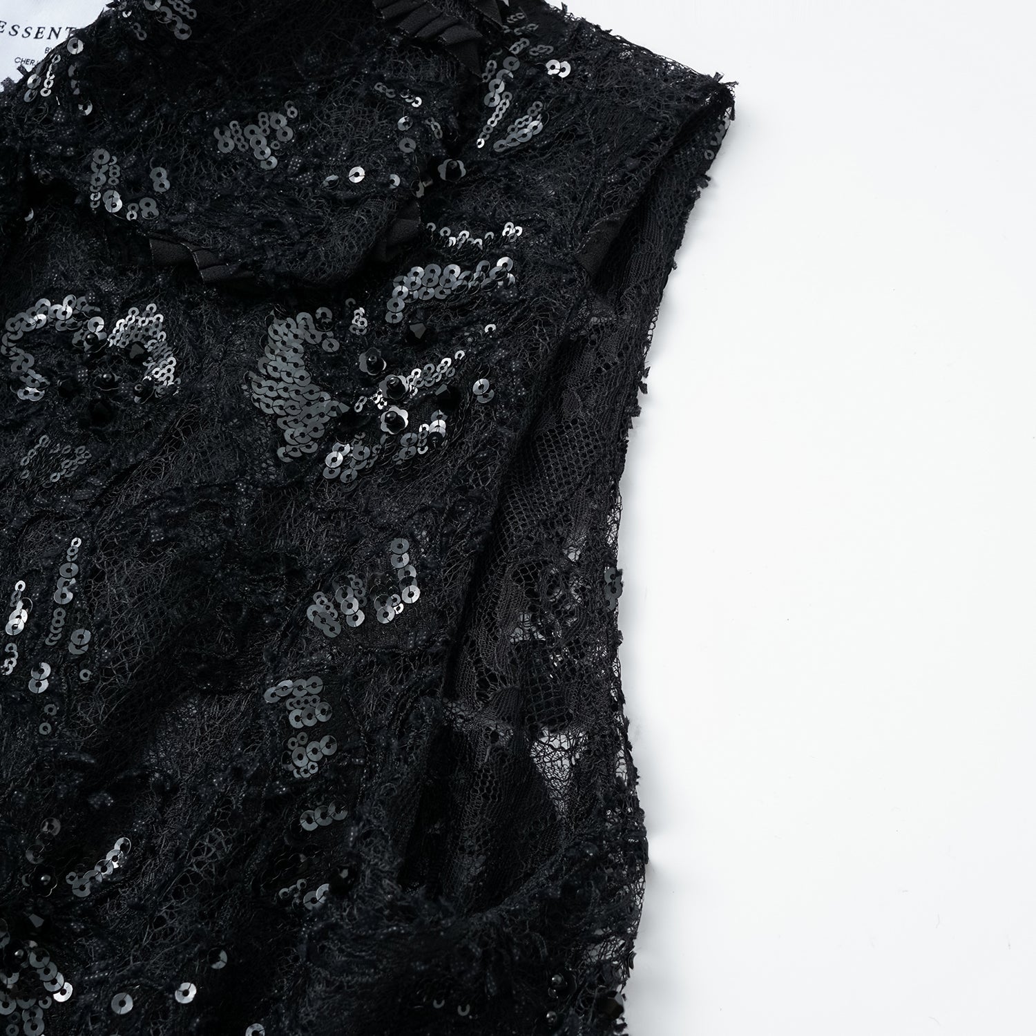 "Weekend at Monaco."奢華畫藝珠繡蕾絲狩獵背心-Nuit Parfumée 暗香