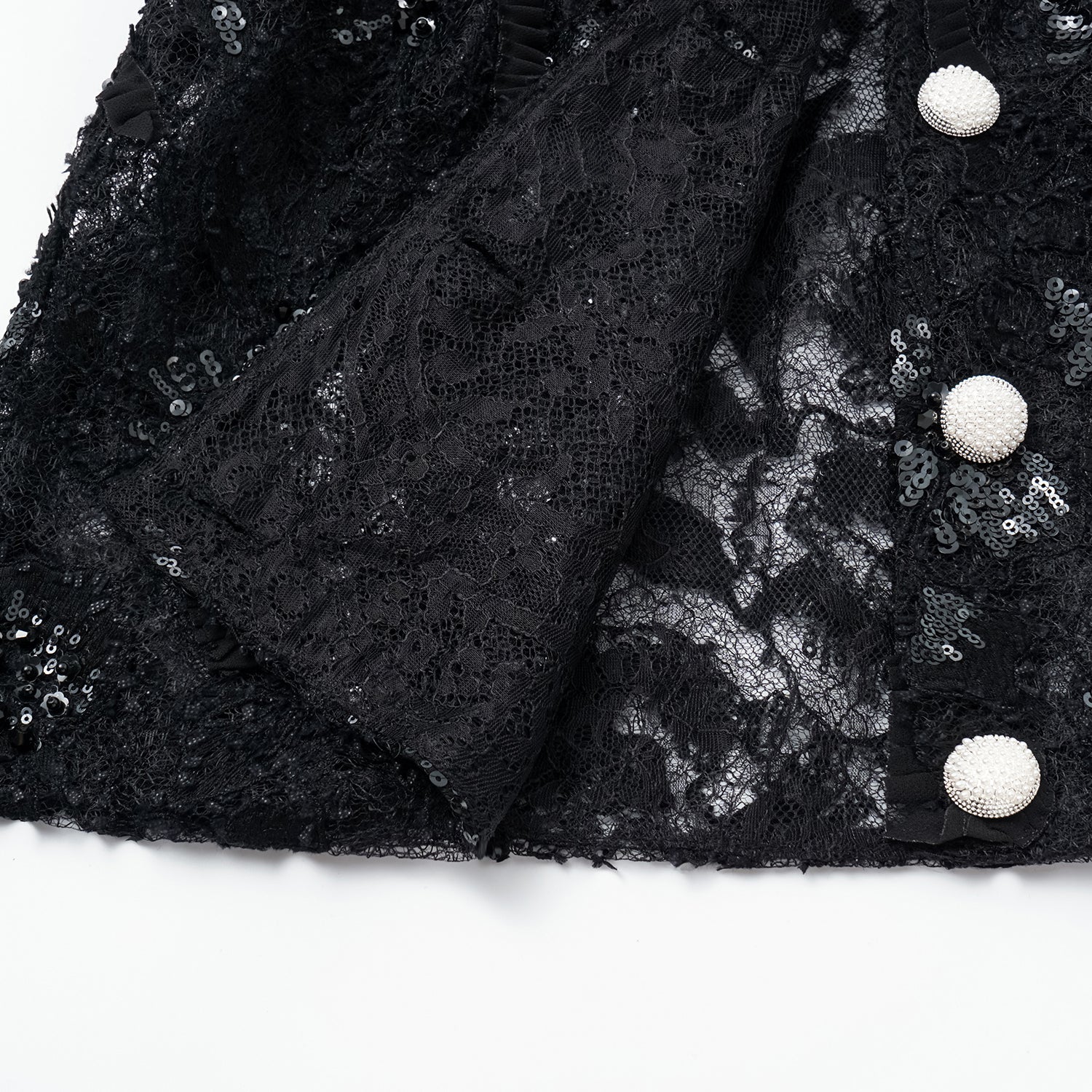 "Weekend at Monaco."奢華畫藝珠繡蕾絲狩獵背心-Nuit Parfumée 暗香