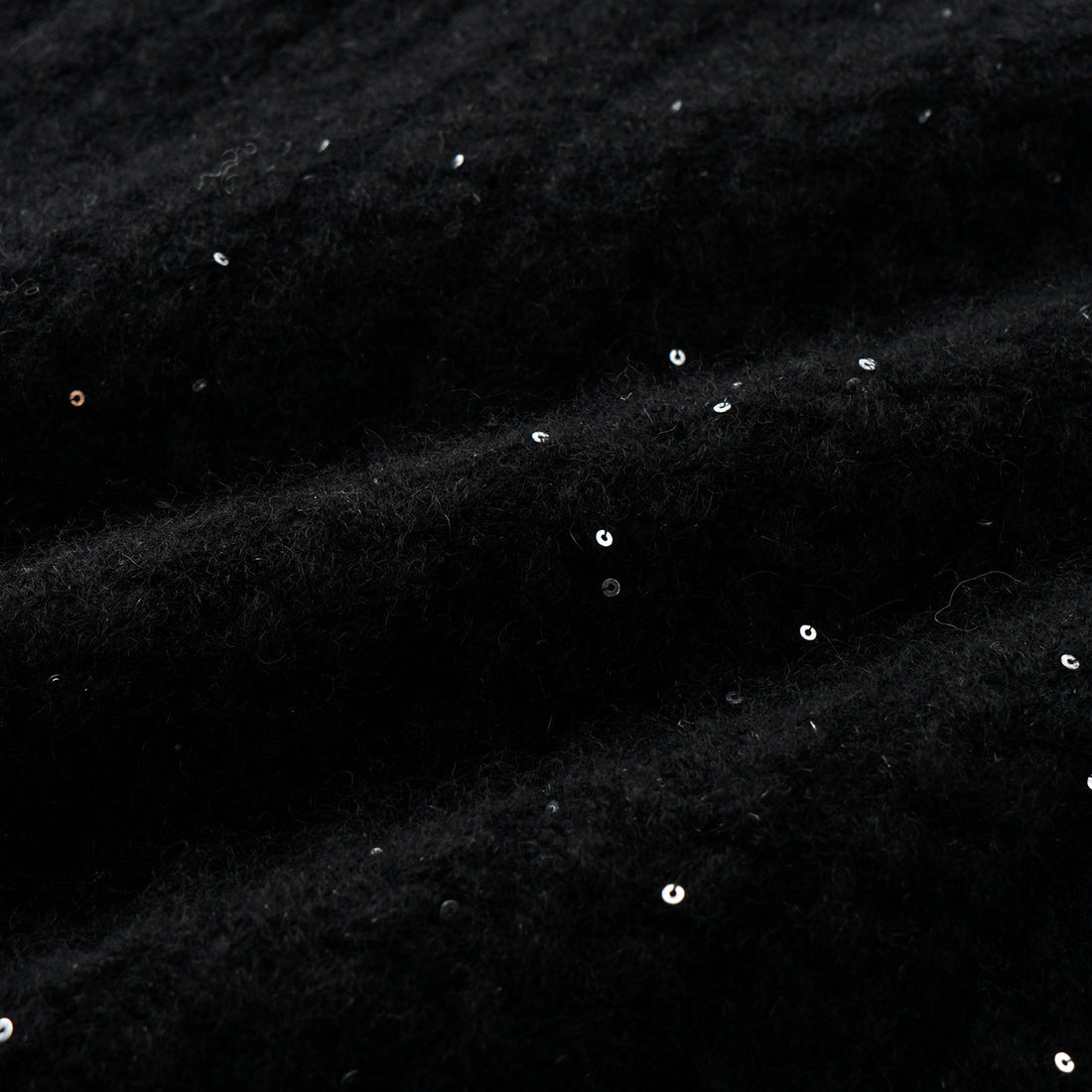 “Autumn Diary” 100% Cashmere 立體細麻花星點亮片針織短褲—Eternal Night極夜峽灣