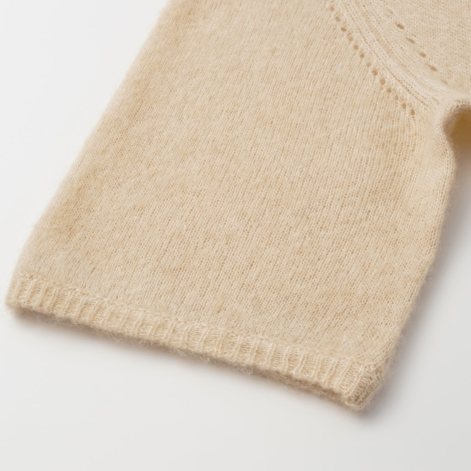 Autumn Diary Silk Cashmere 3/4 Sleeve Top—Vanilla Cake 