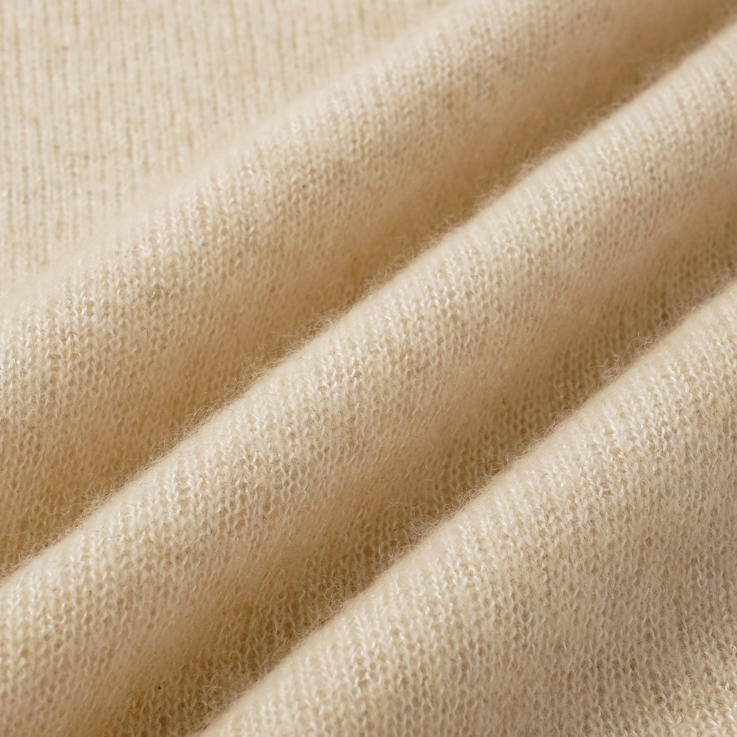 Autumn Diary Silk Cashmere Pencil Skirt—Vanilla Cake 