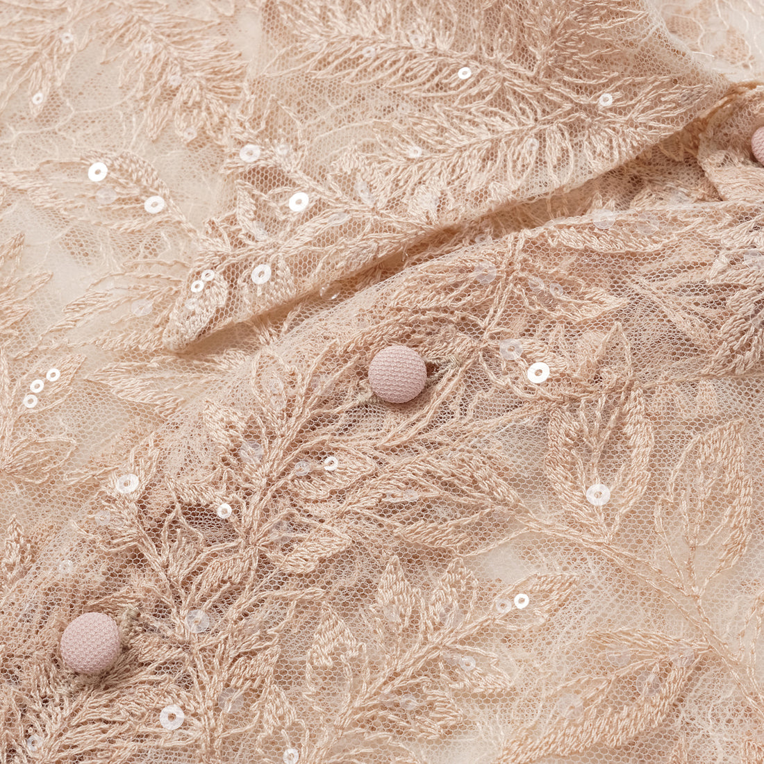 "Imperial Garden Teatime" 奢華珠繡輕國風蕾絲上衣