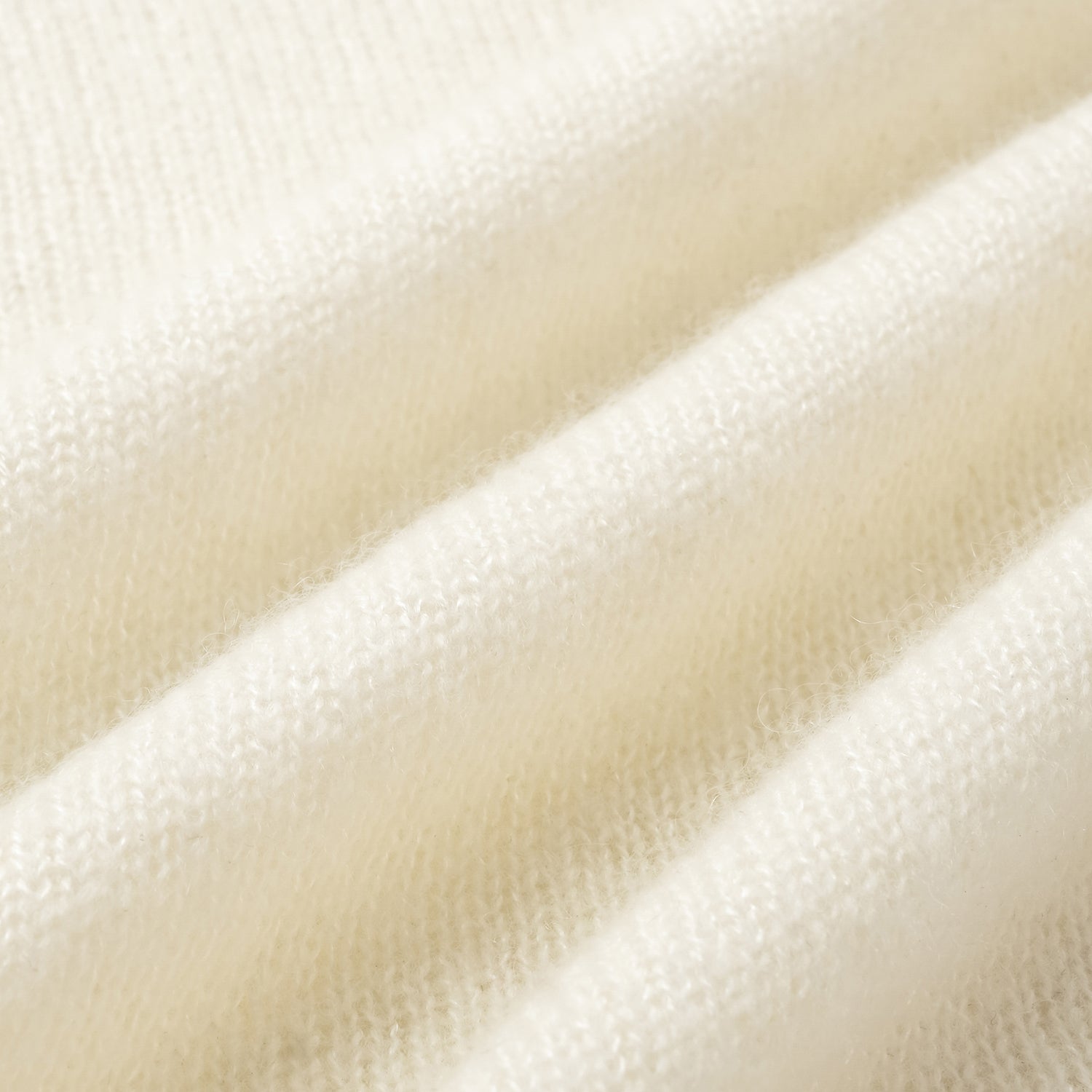 "Autumn Diary" Silk Cashmere Pencil Skirt—Milk 