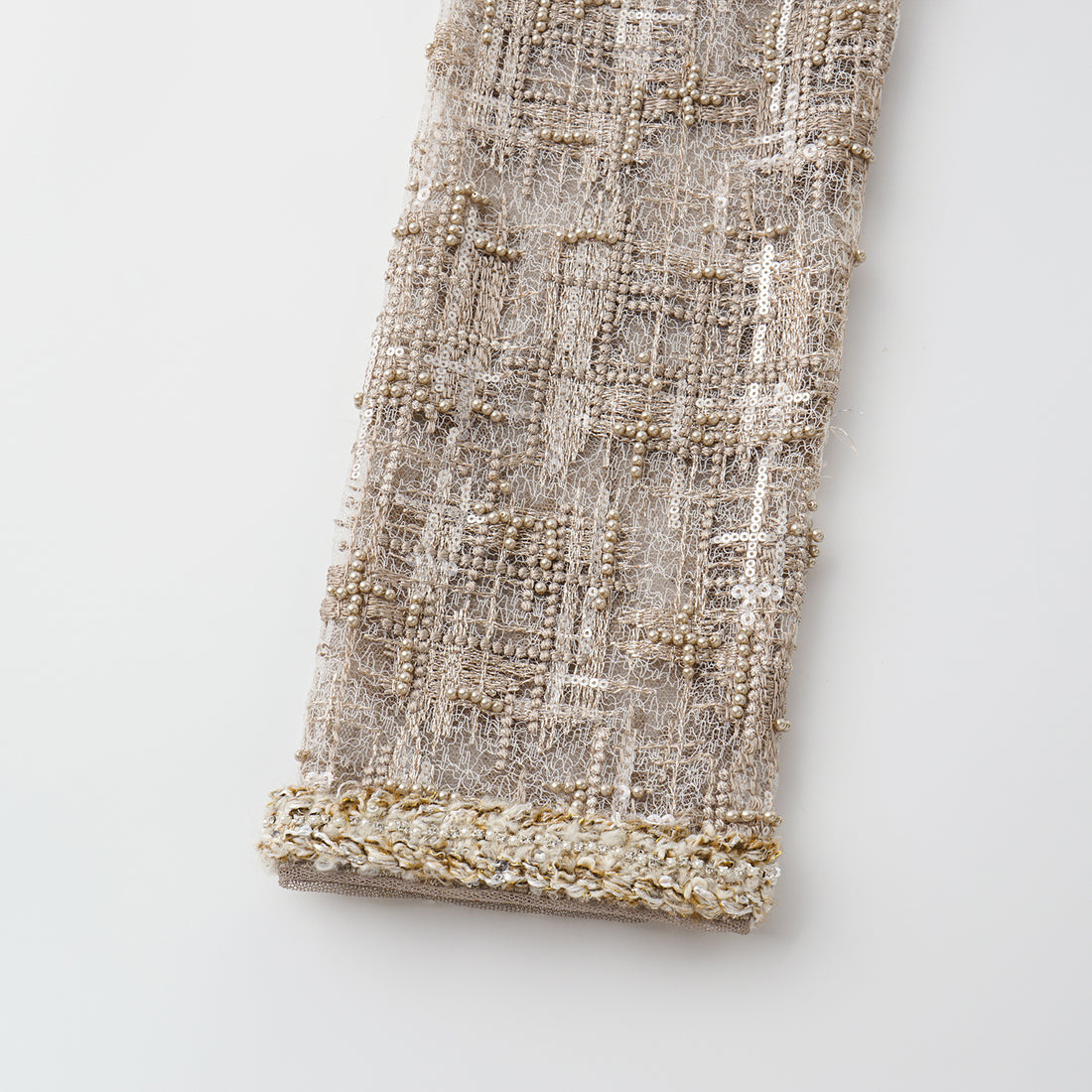 “Brunch at Ritz.” 奢華蕾絲畫藝珠繡外套—The Gilded Kiss克林姆之吻