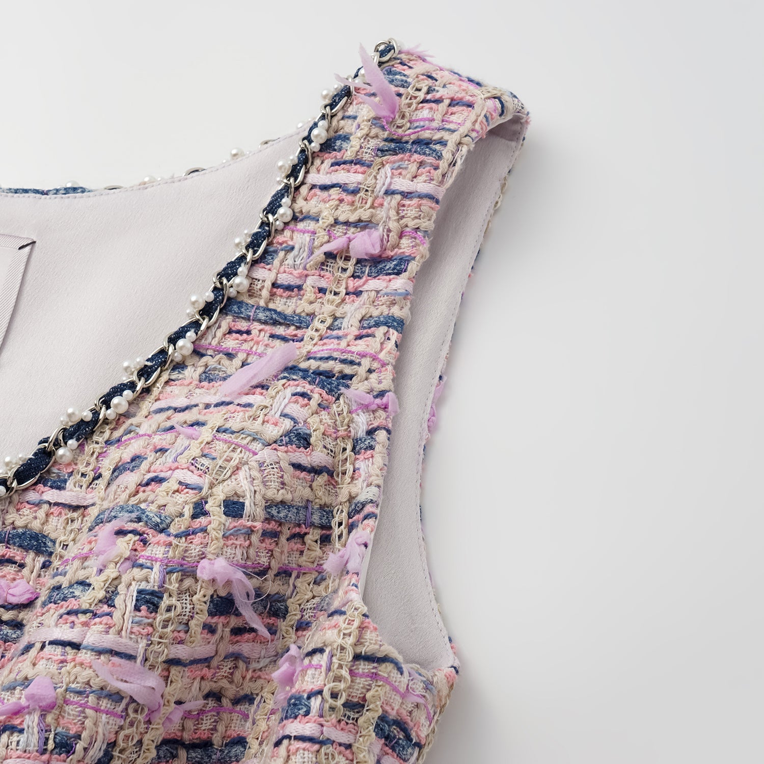 “Sloane Ave." 法國夏日輕薄花呢馬甲背心— 暮色花園 Twilight Garden