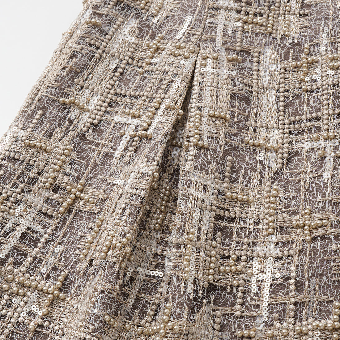 “Brunch at Ritz.” 奢華蕾絲畫藝珠繡短褲—The Gilded Kiss克林姆之吻