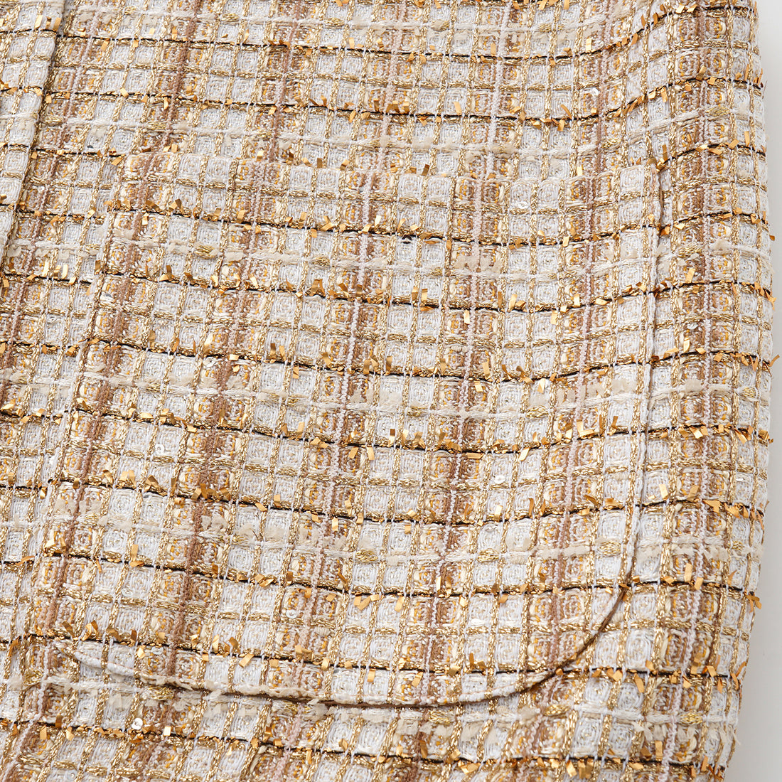 "Sloane Ave." 法國頂級縷金工藝蕾絲花呢Oversized背心—Versailles Chanson凡爾賽香頌