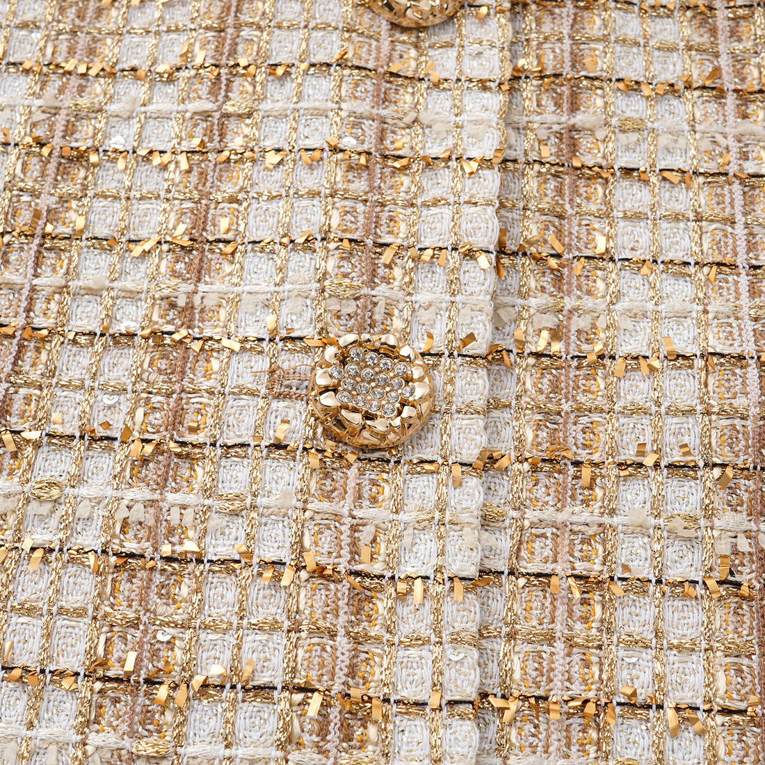 "Sloane Ave." 法國頂級縷金工藝蕾絲花呢Oversized背心—Versailles Chanson凡爾賽香頌