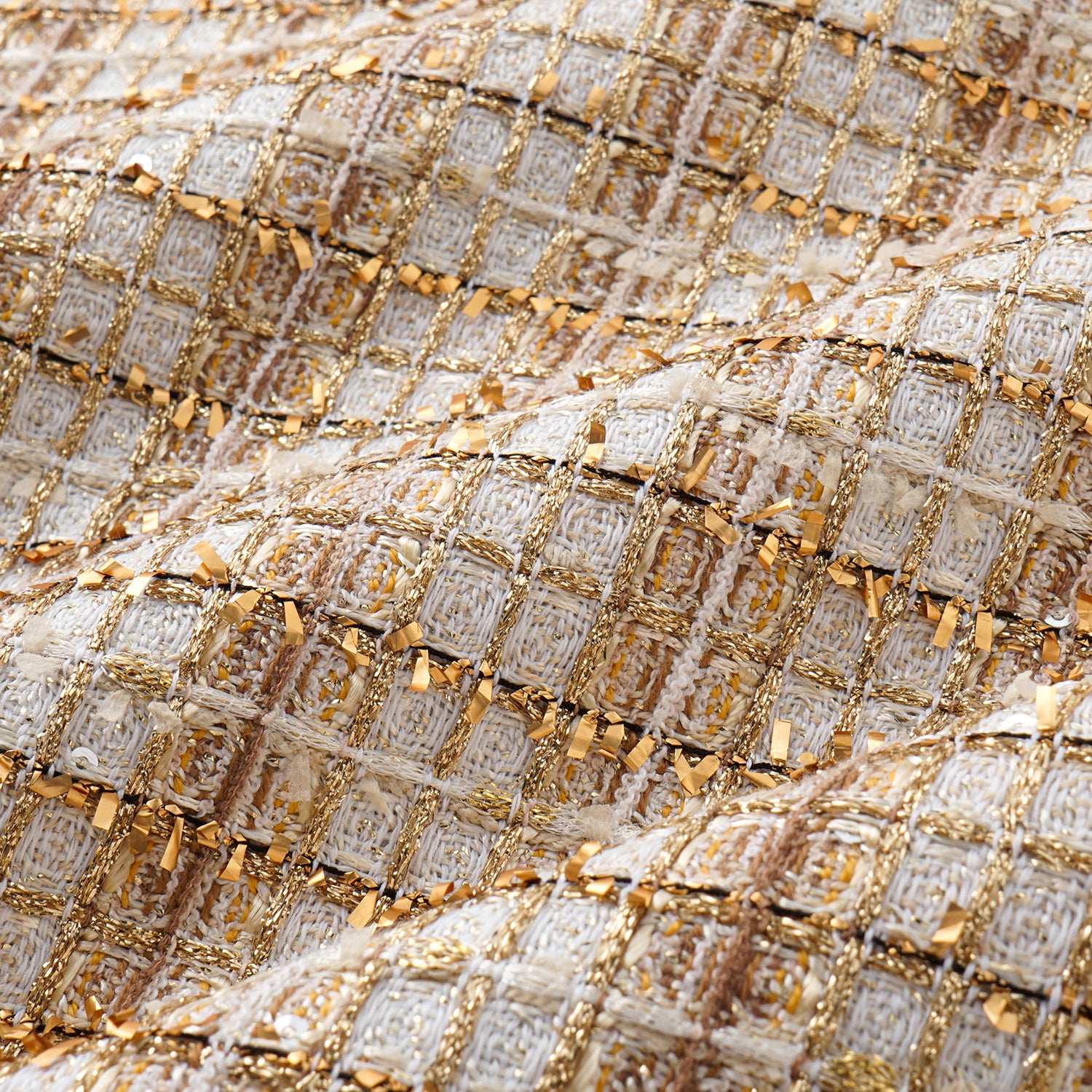 "Sloane Ave." 法國頂級縷金工藝蕾絲花呢Oversized背心—Versailles Chanson凡爾賽香頌