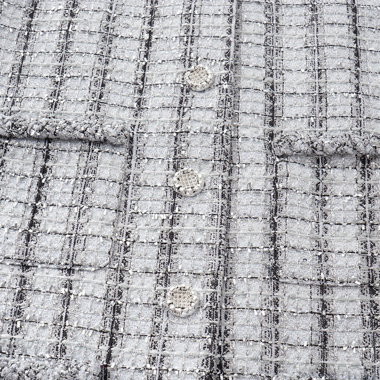 "Sloane Ave." 法國頂級銀燦工藝蕾絲花呢馬甲背心—Reflet Parisien巴黎倒影