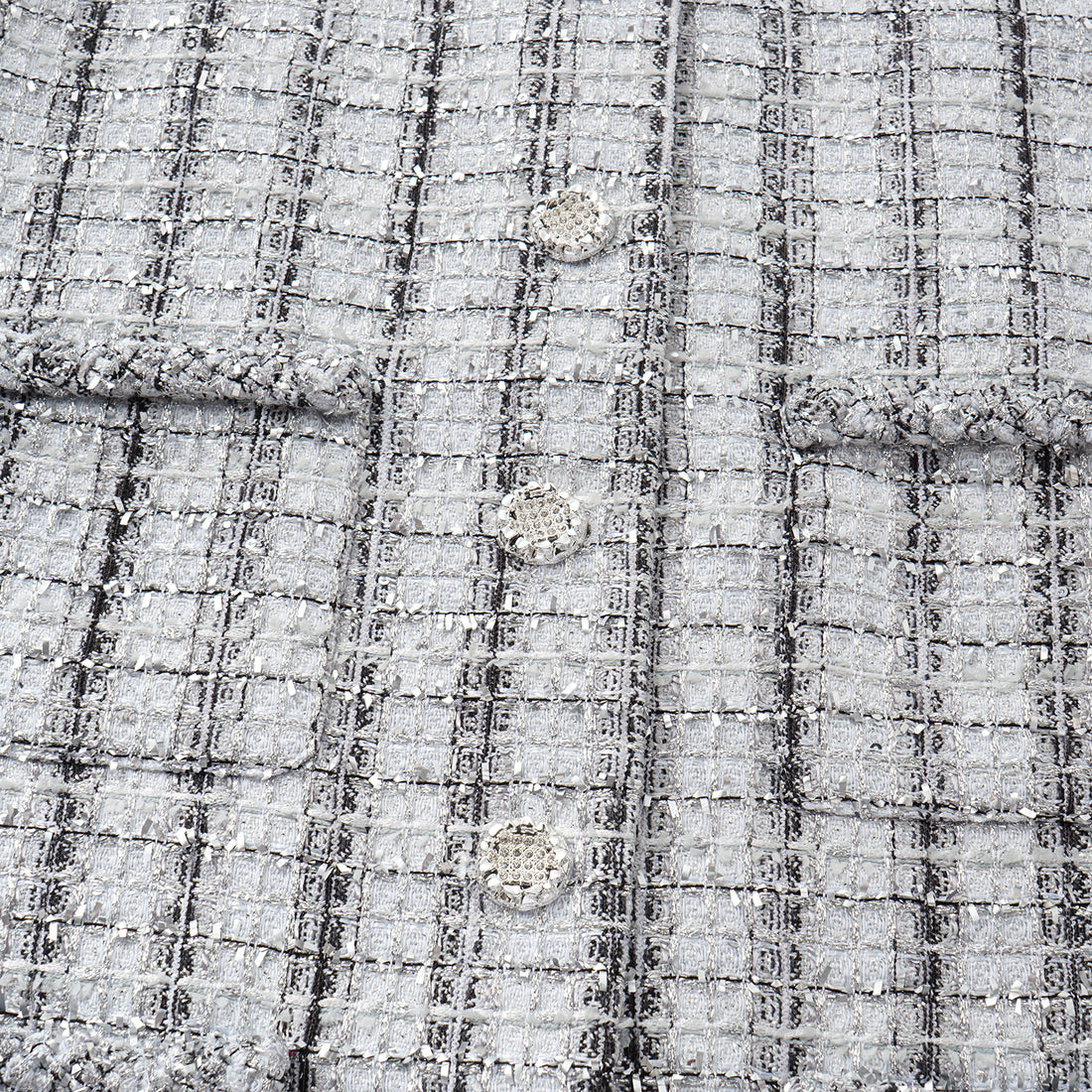 "Sloane Ave." 法國頂級銀燦工藝蕾絲花呢馬甲背心—Reflet Parisien巴黎倒影