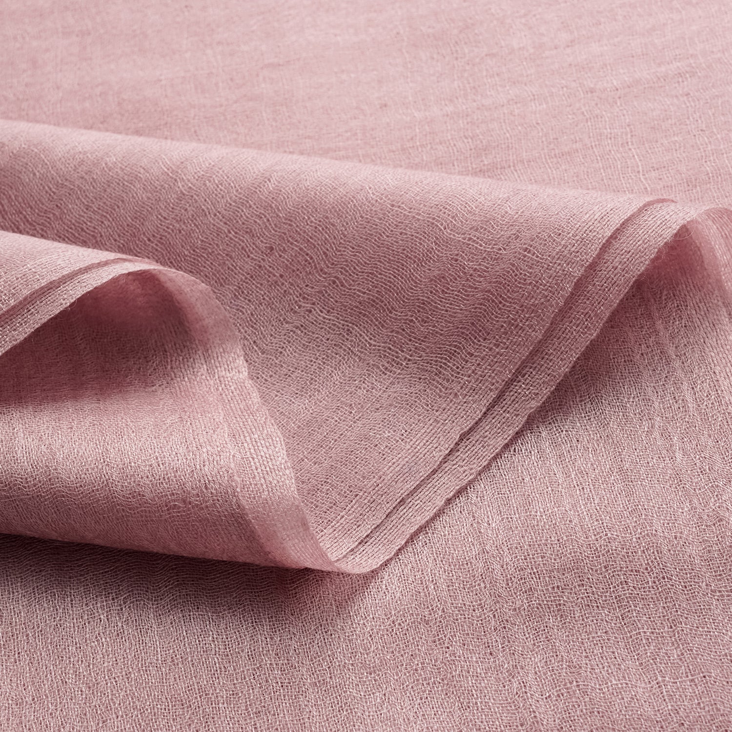 "Angel's Feather" 100% Cashmere Shawl—Rose 