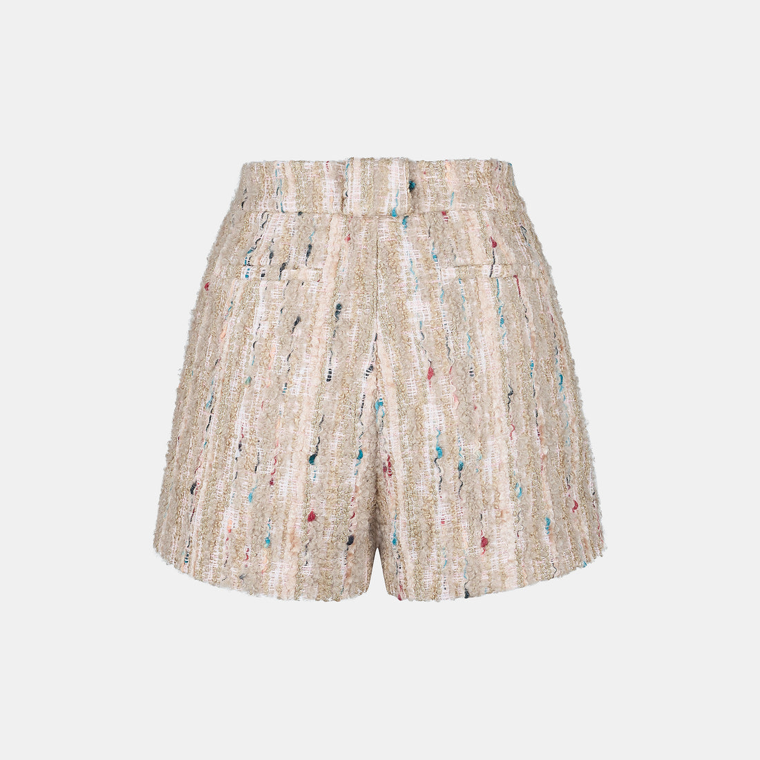 “Sloane Ave."法國立體彩織圈絨花呢短褲—Garden Atelier花園畫室
