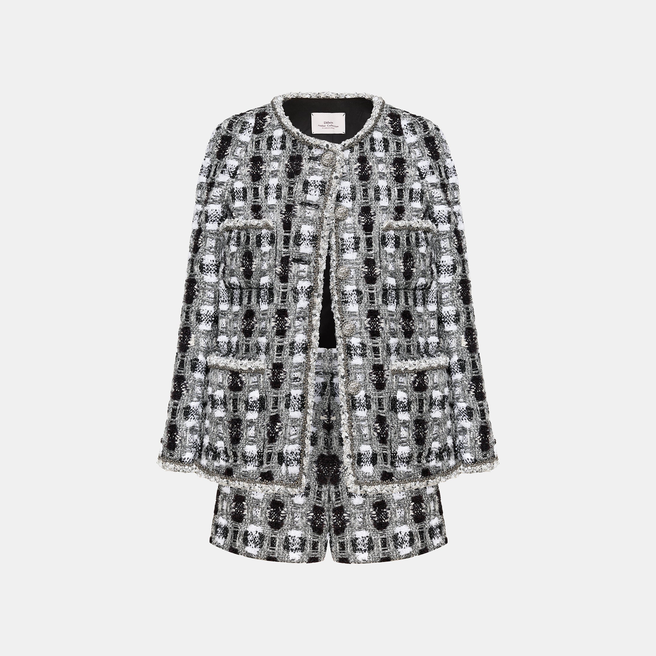 “Chelsea tea time.”法國頂級高訂銀織嵌線繡藝經典No.4花呢外套—Jazz Night不眠紐約