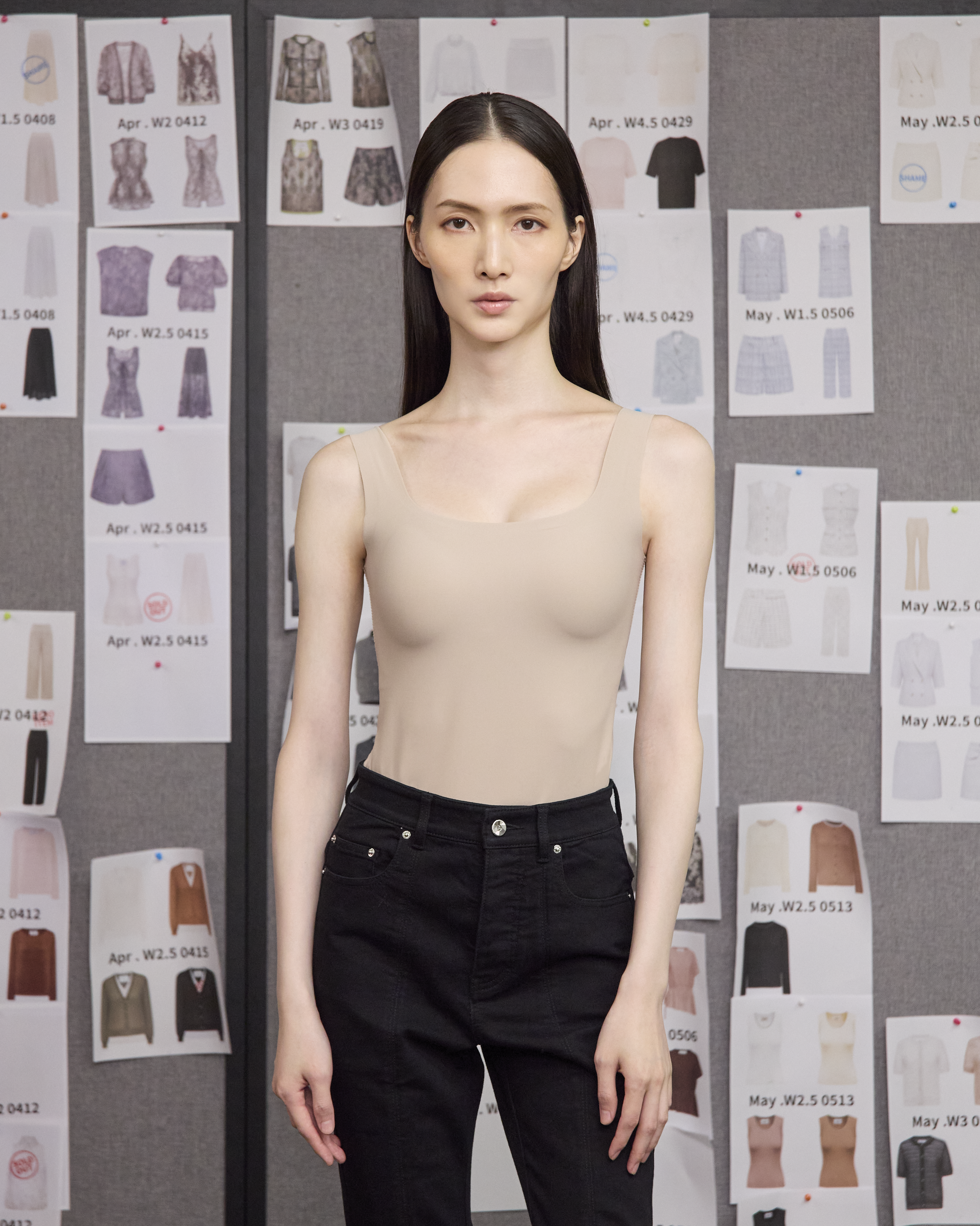 By Inch. 日本美肌科技無痕方領 Bra Top—裸色，商品展示圖 1
