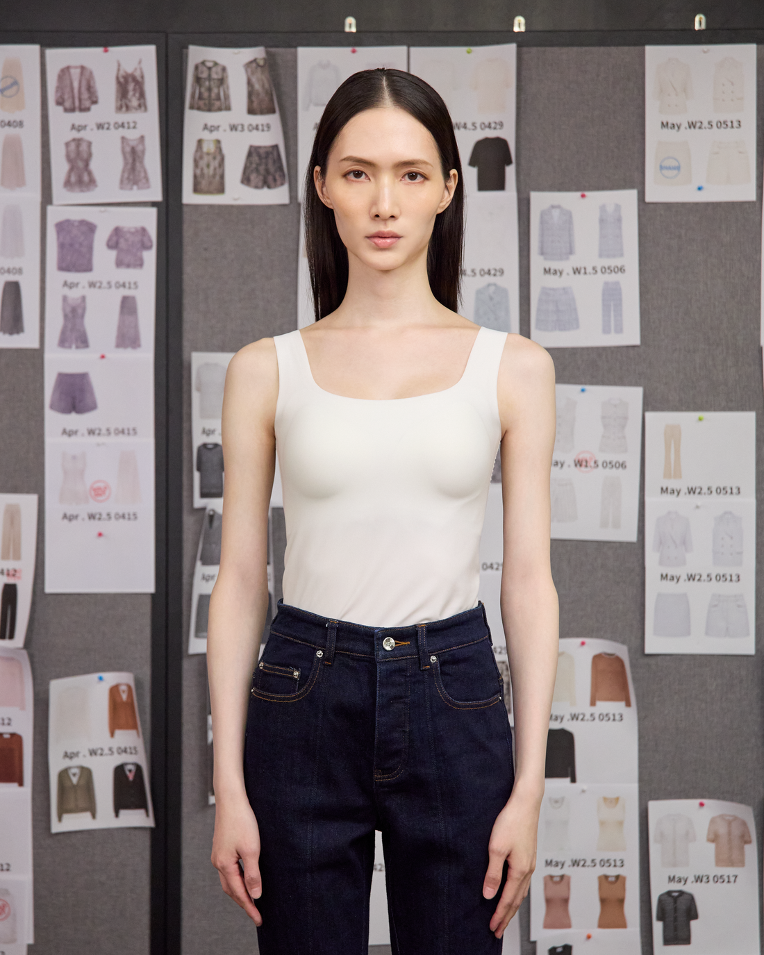 By Inch. 日本美肌科技無痕方領 Bra Top—白色，商品展示圖 1