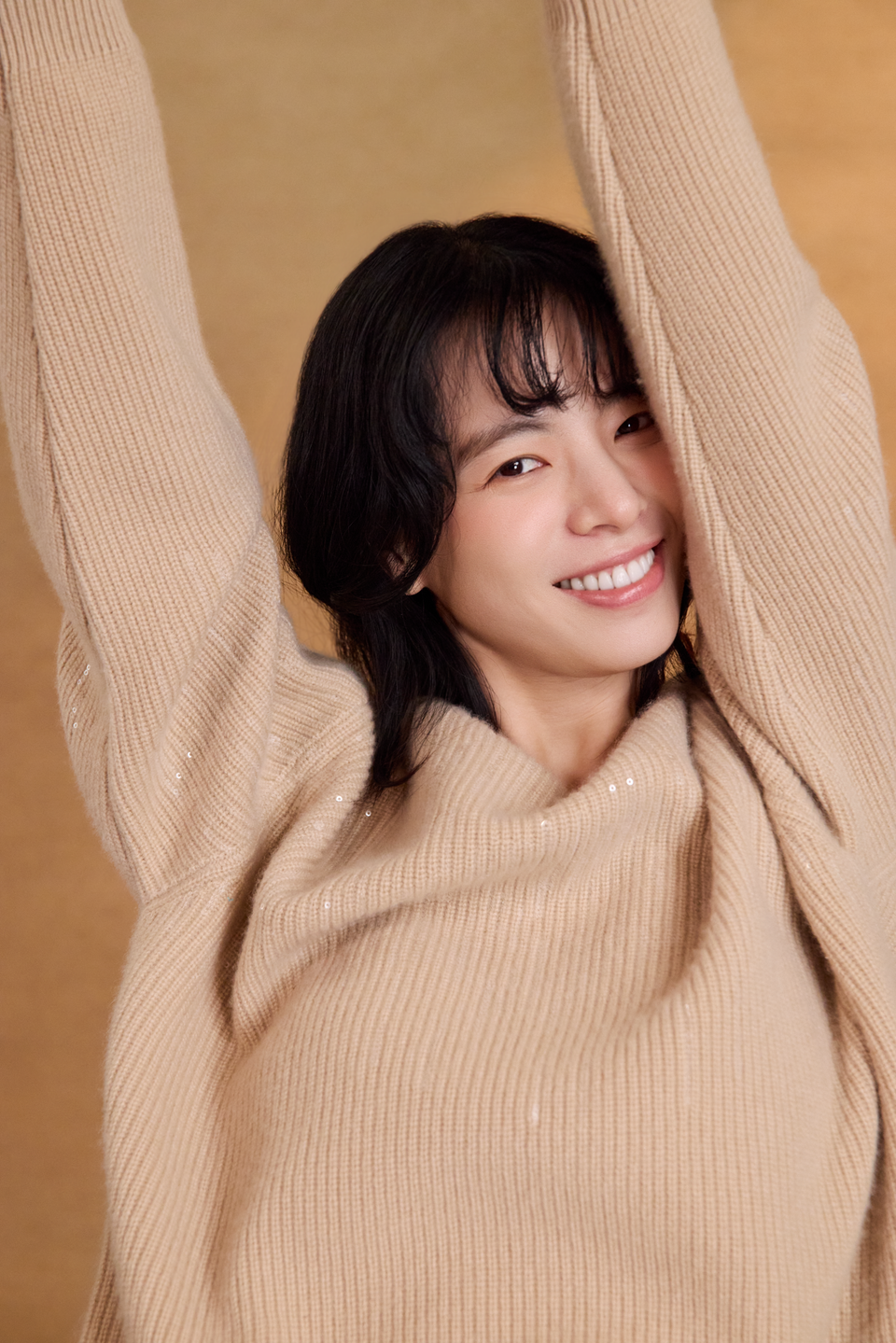 100% Cashmere 亮片針織上衣 4