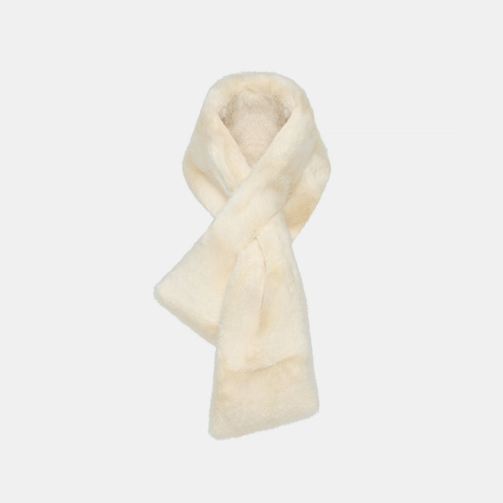 “Winter Diary”環保皮草圍脖—Platinum Sand鉑金米