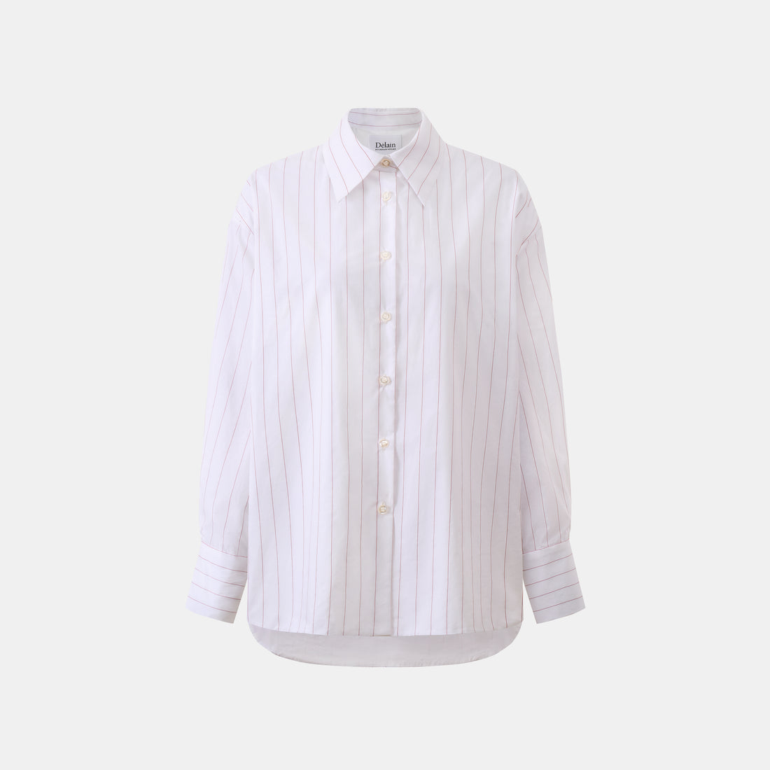 “條紋隨筆 Notes in Stripes” 義大利純棉細條紋 Oversized 襯衫