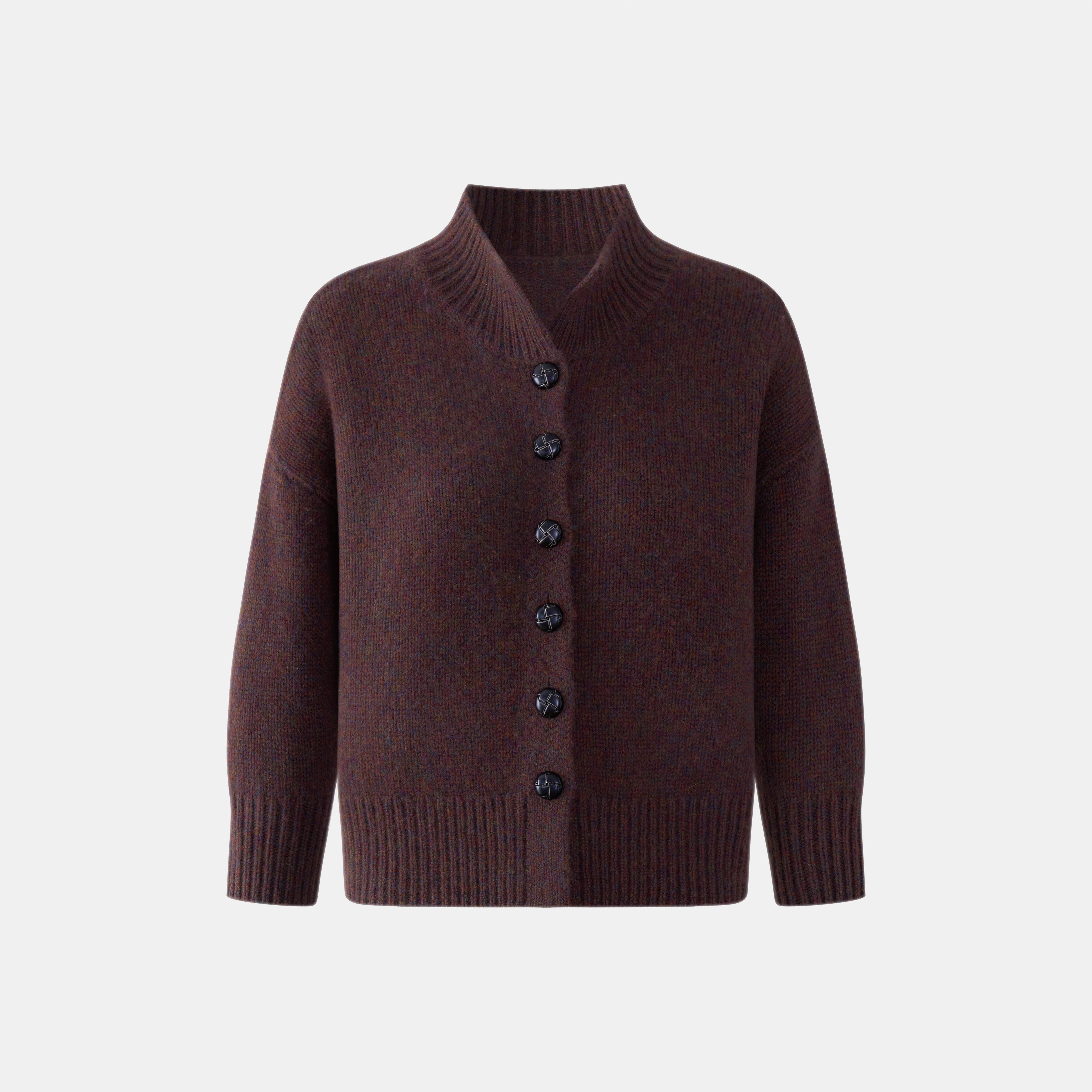 “柔軟偏愛 A Soft Spot • 泰迪棕 Teddy Brown” 100% Cashmere 絨柔細針針織外套 (Yarn by Loro Piana)