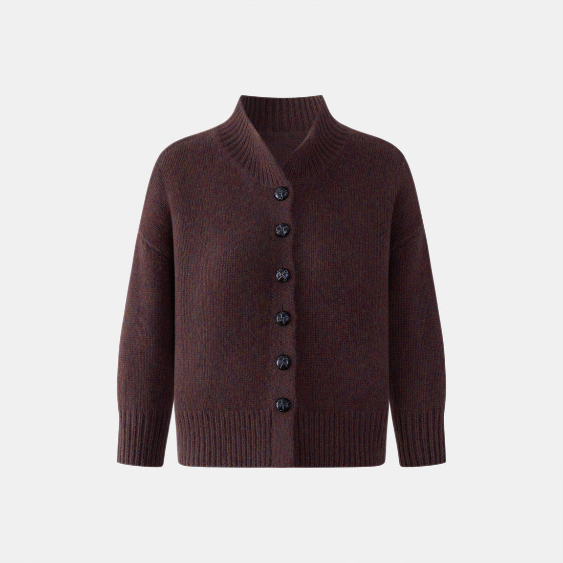 “柔軟偏愛 A Soft Spot • 泰迪棕 Teddy Brown” 100% Cashmere 絨柔細針針織外套 (Yarn by Loro Piana)