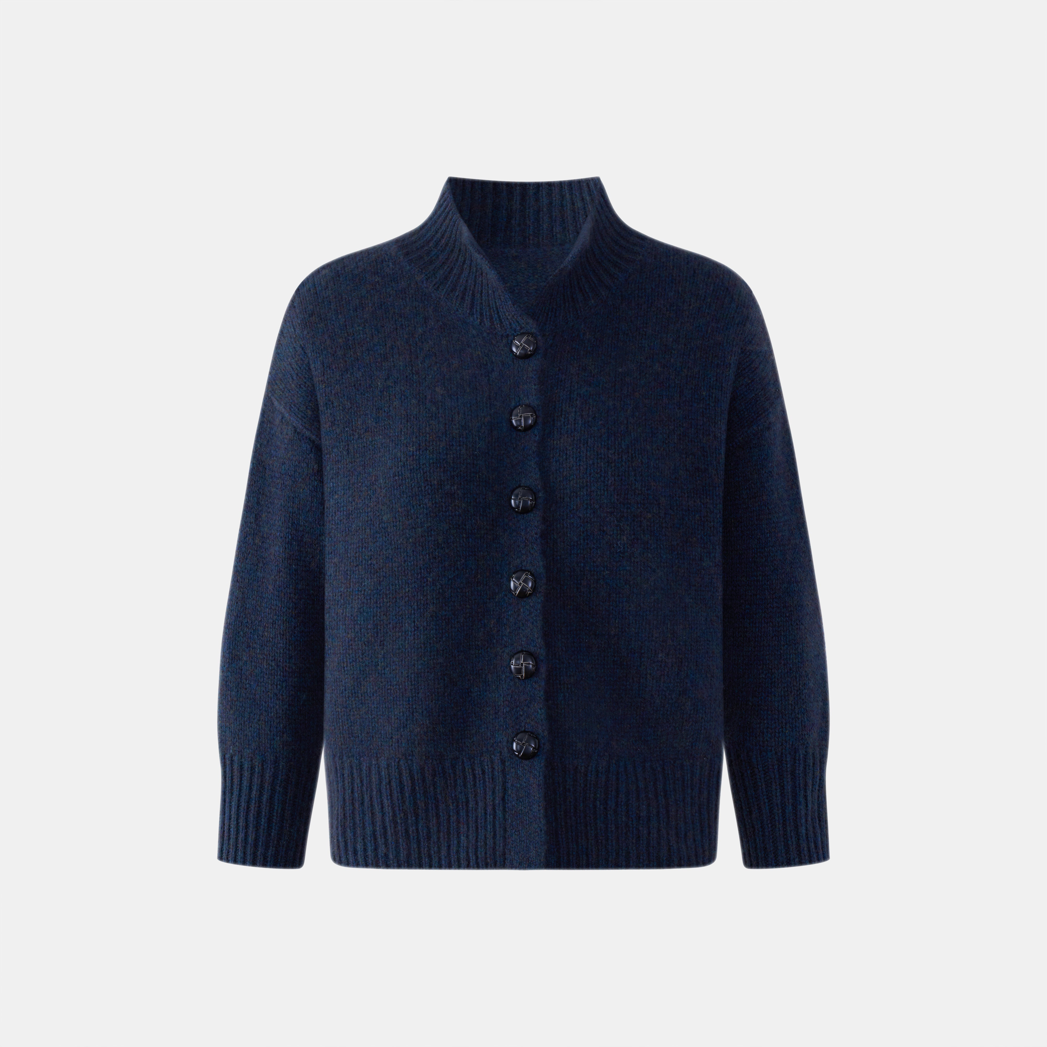 “柔軟偏愛 A Soft Spot • 暖丹寧 Warm Denim” 義大利頂級紗線 100% Cashmere 絨柔細針針織外套