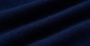“盛裝慢行 Elegance Unhurried • 午夜藍 Midnight Blue” 100% Cashmere 手工珠繡連帽針織外套
