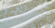 “Golden Trace 金箔花跡”義大利花影真絲緹花輕國風上衣